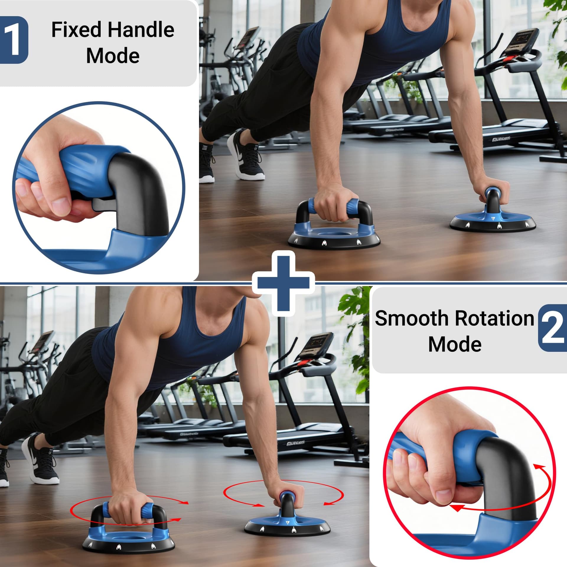 READAEER 360° Adjustable Push-Up Handles – Bild 2