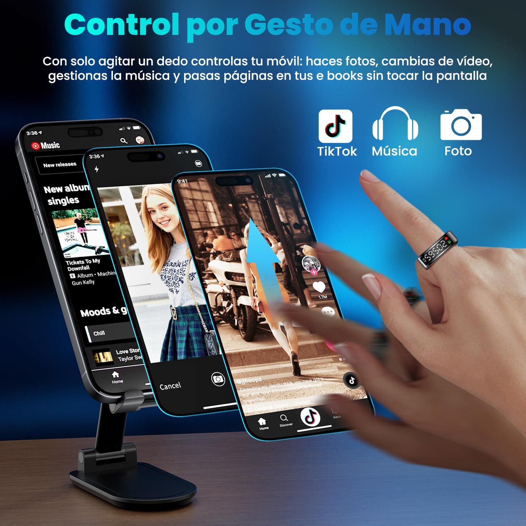 Gwenland 2026 Anillo Inteligente Hombre Mujer – Bild 6