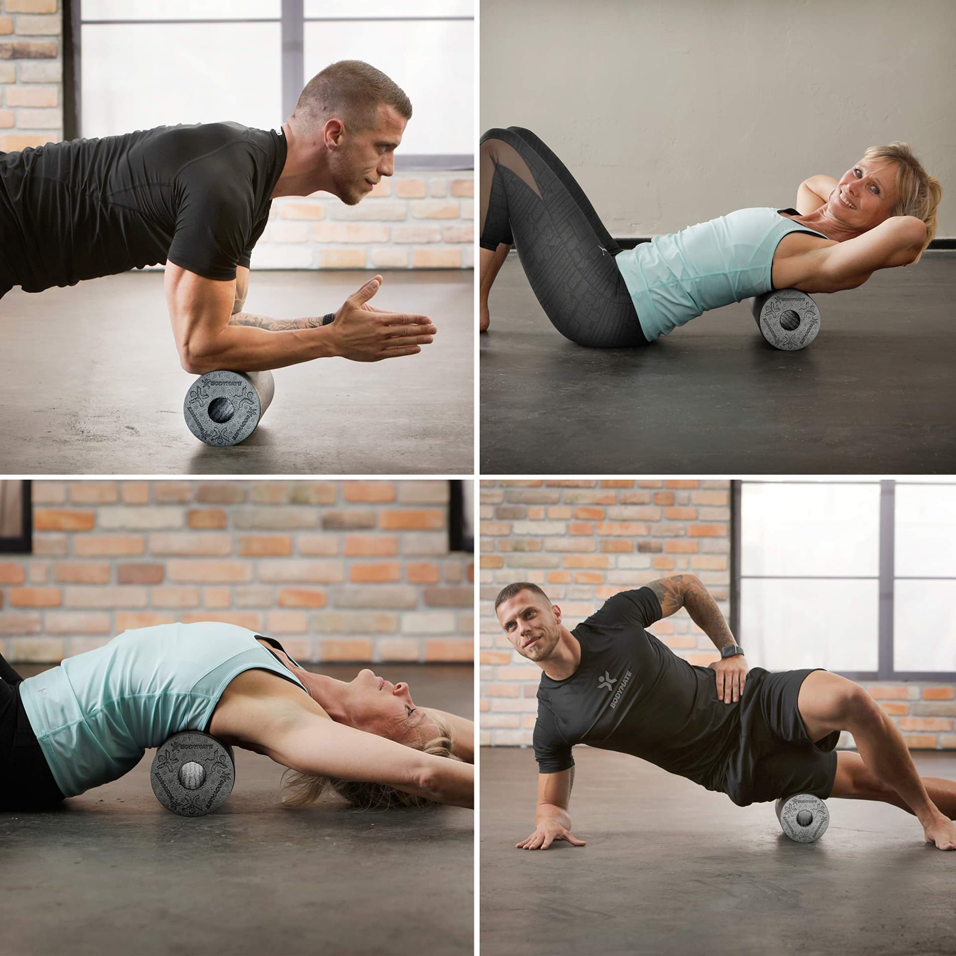 BODYMATE Faszienrolle Standard Mittel-Hart mit Gratis E-Book – Bild 4