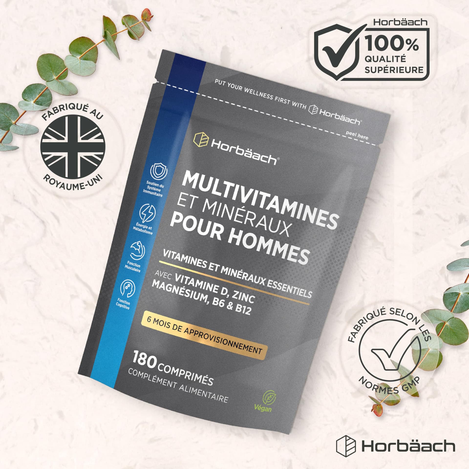Horbäach Multivitamines Homme – Bild 8