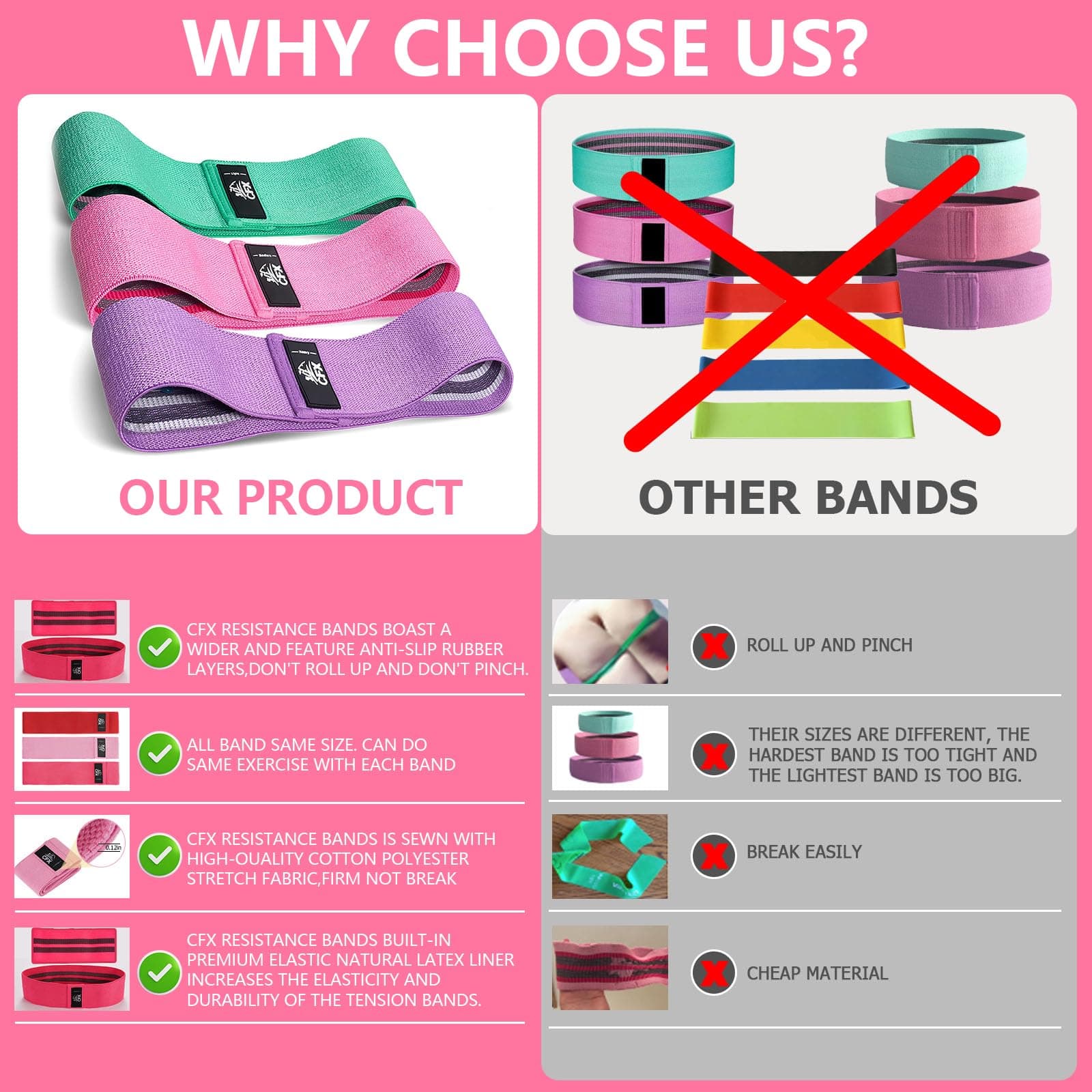 CFX Resistance Bands 3 Sets – Bild 5