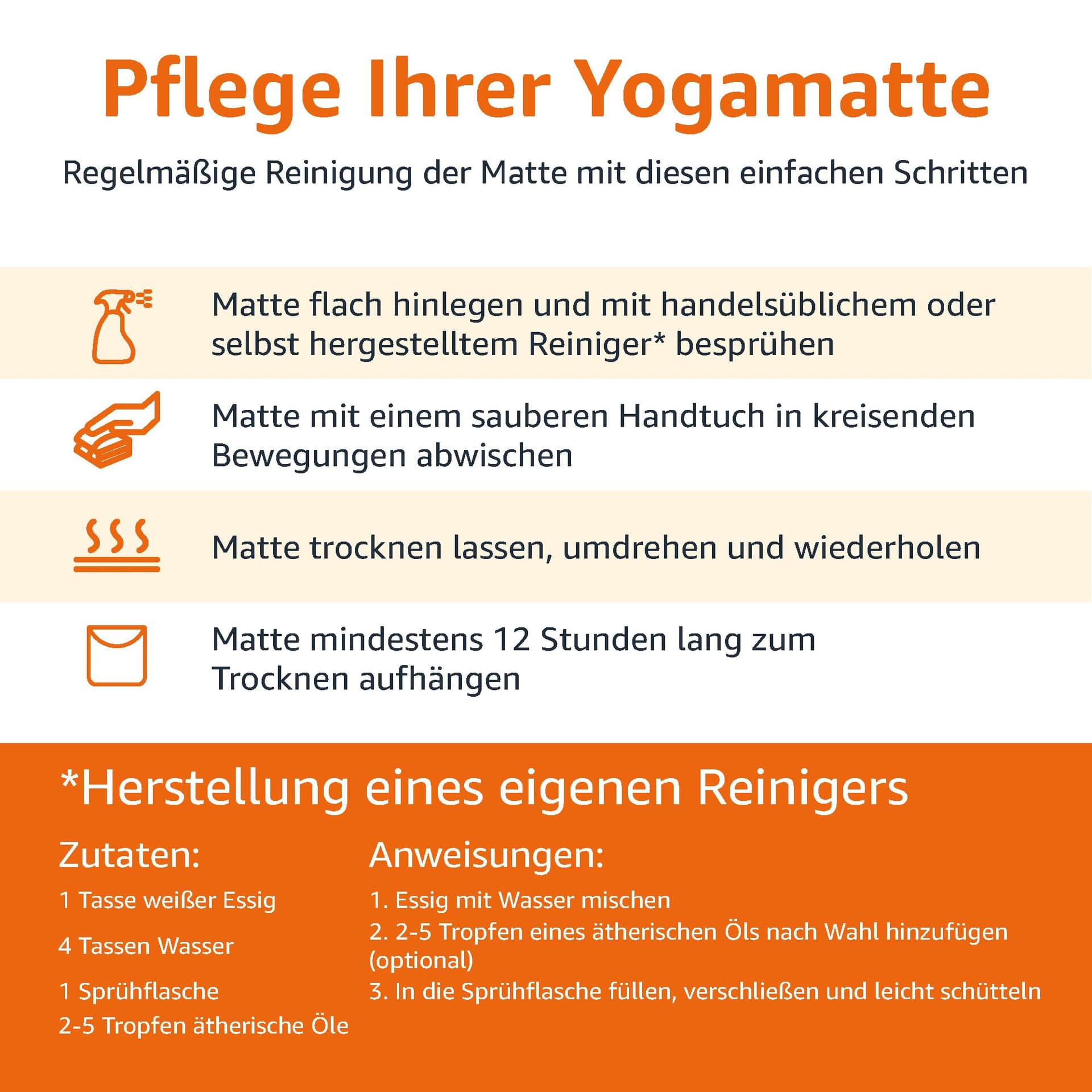 Amazon Basics Yogamatte – Bild 4