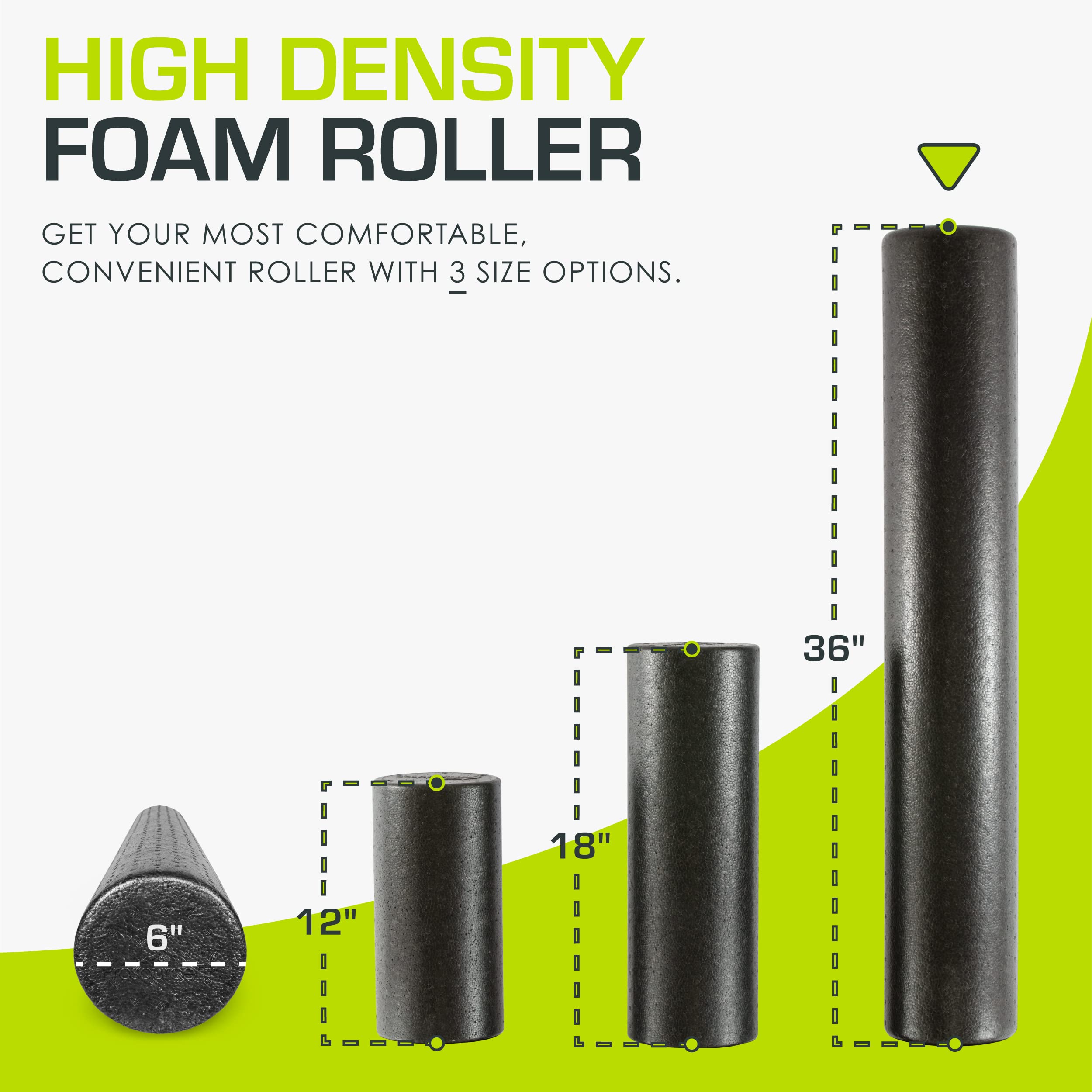 ProsourceFit High Density Foam Rollers 36 – Bild 2