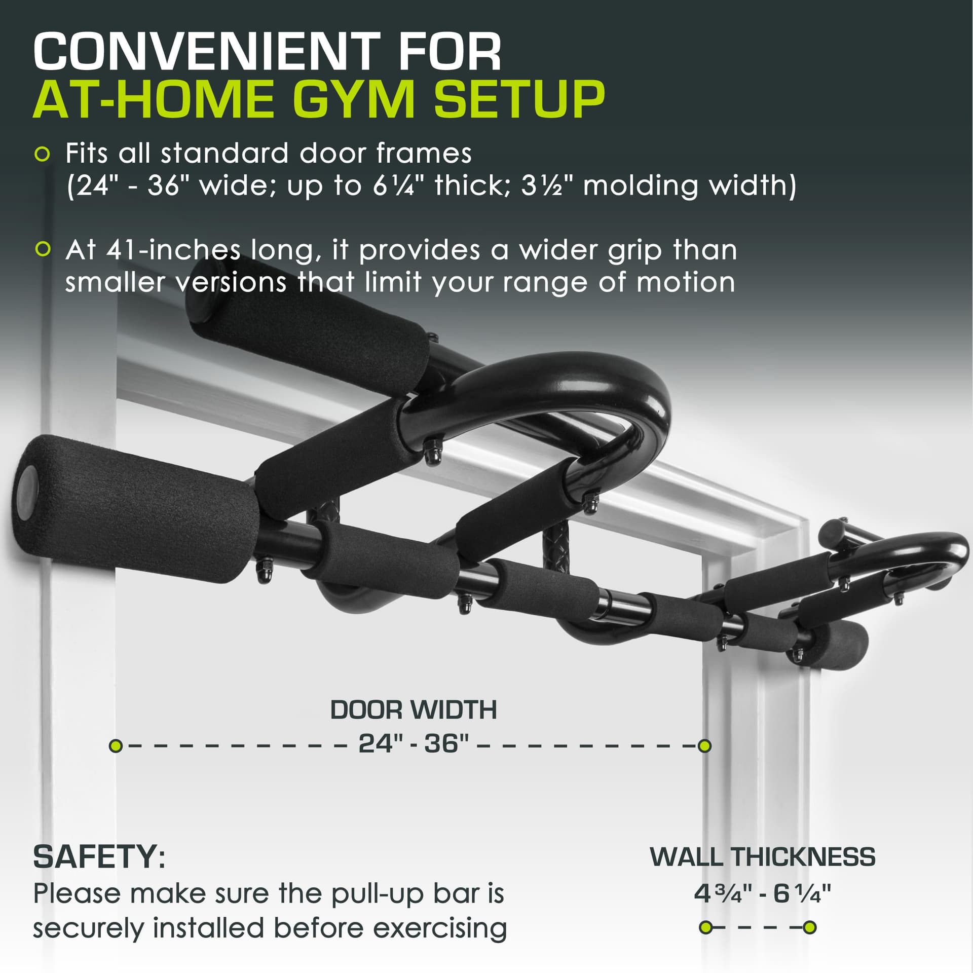ProsourceFit Multi-Grip Chin-Up/Pull-Up Bar – Bild 2