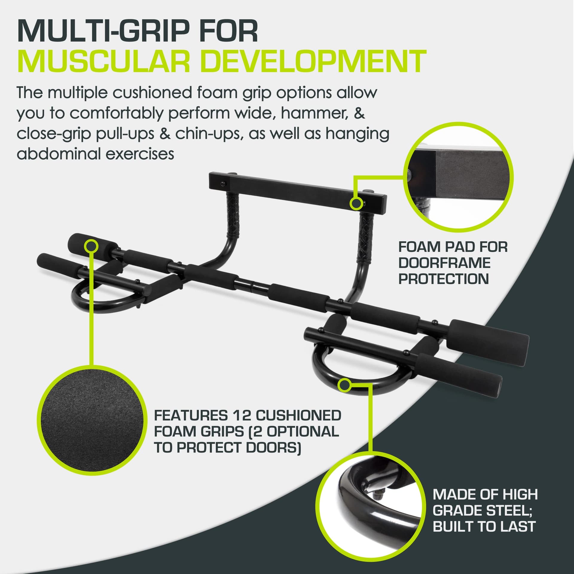 ProsourceFit Multi-Grip Chin-Up/Pull-Up Bar – Bild 4