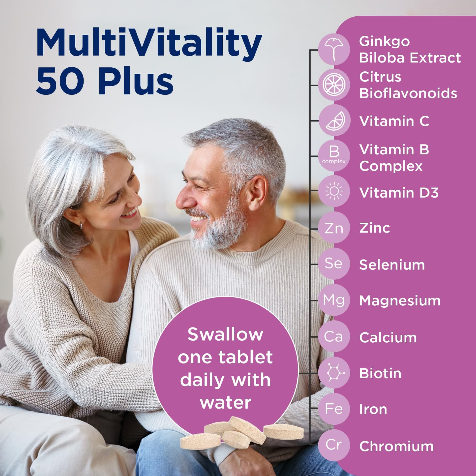 Healthspan Multivitamin 50 Plus – Bild 4