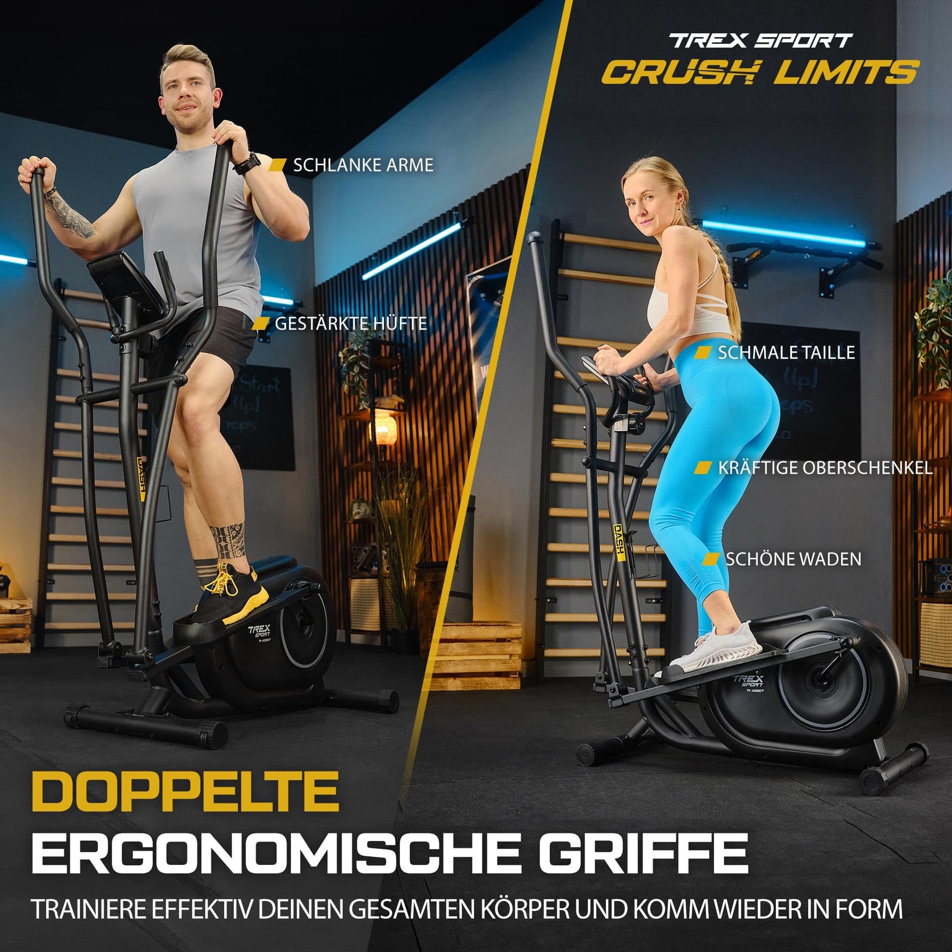 TREX SPORT Crosstrainer für zuhause TX-400CT – Bild 5