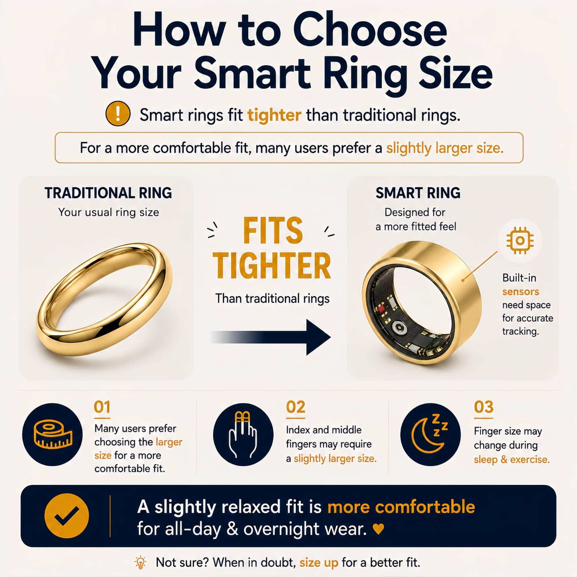 Aoyool Smart Ring Health & Fitness Tracker for Men & Women – Bild 3