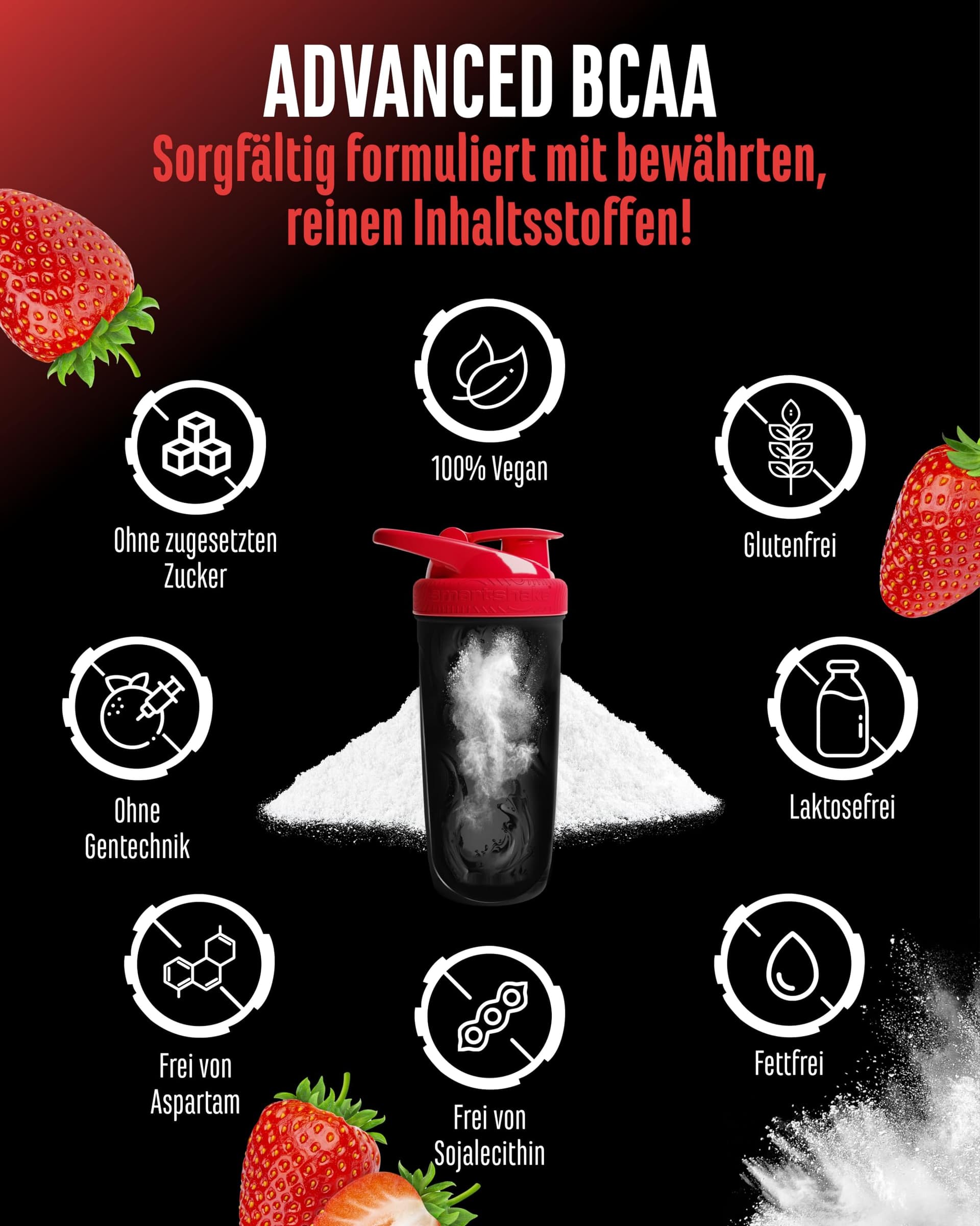 Advanced BCAA Pulver 450 g – Bild 4