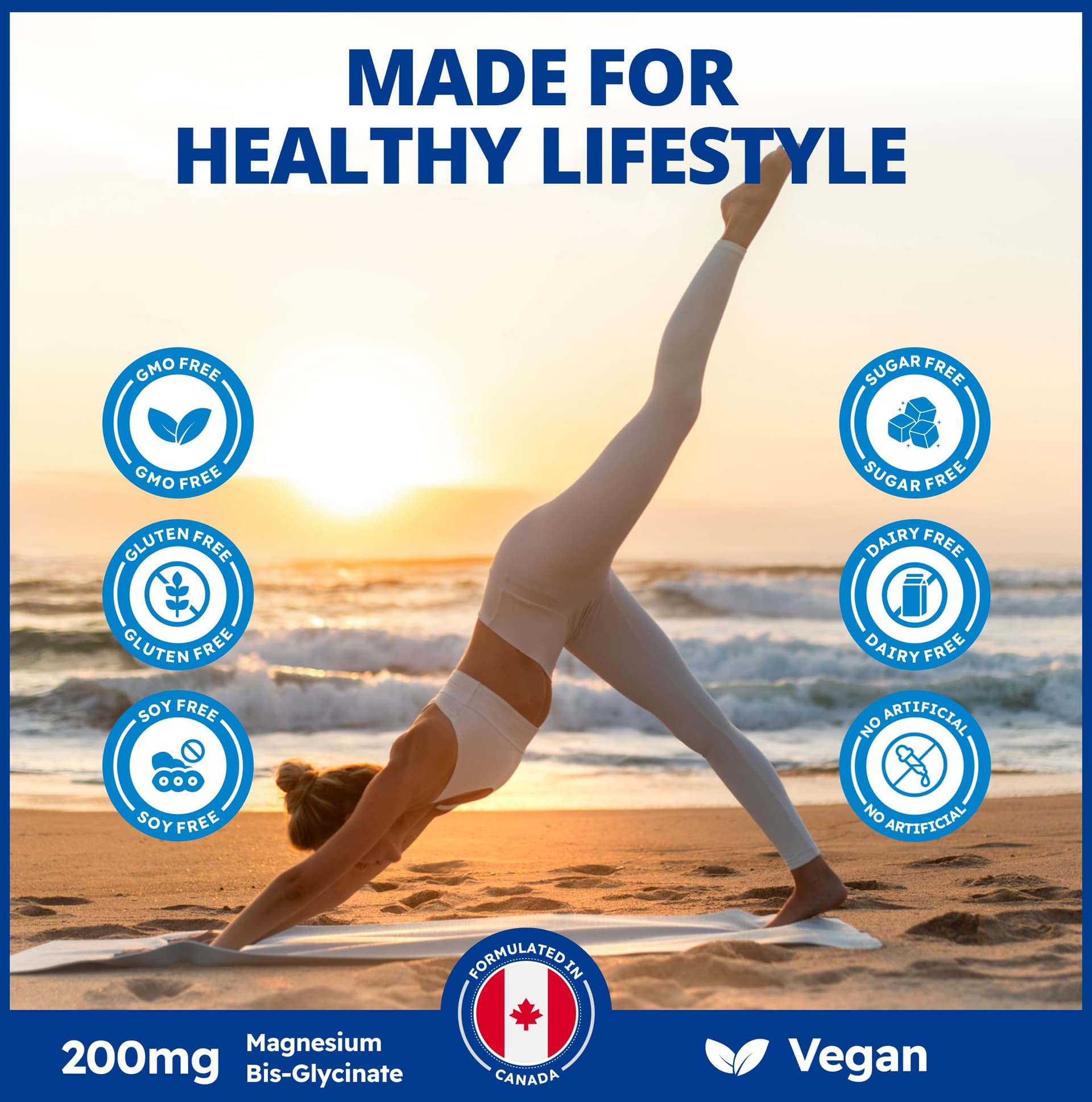 CanPrev Magnesium BisGlycinate Gentle 200mg – Bild 6