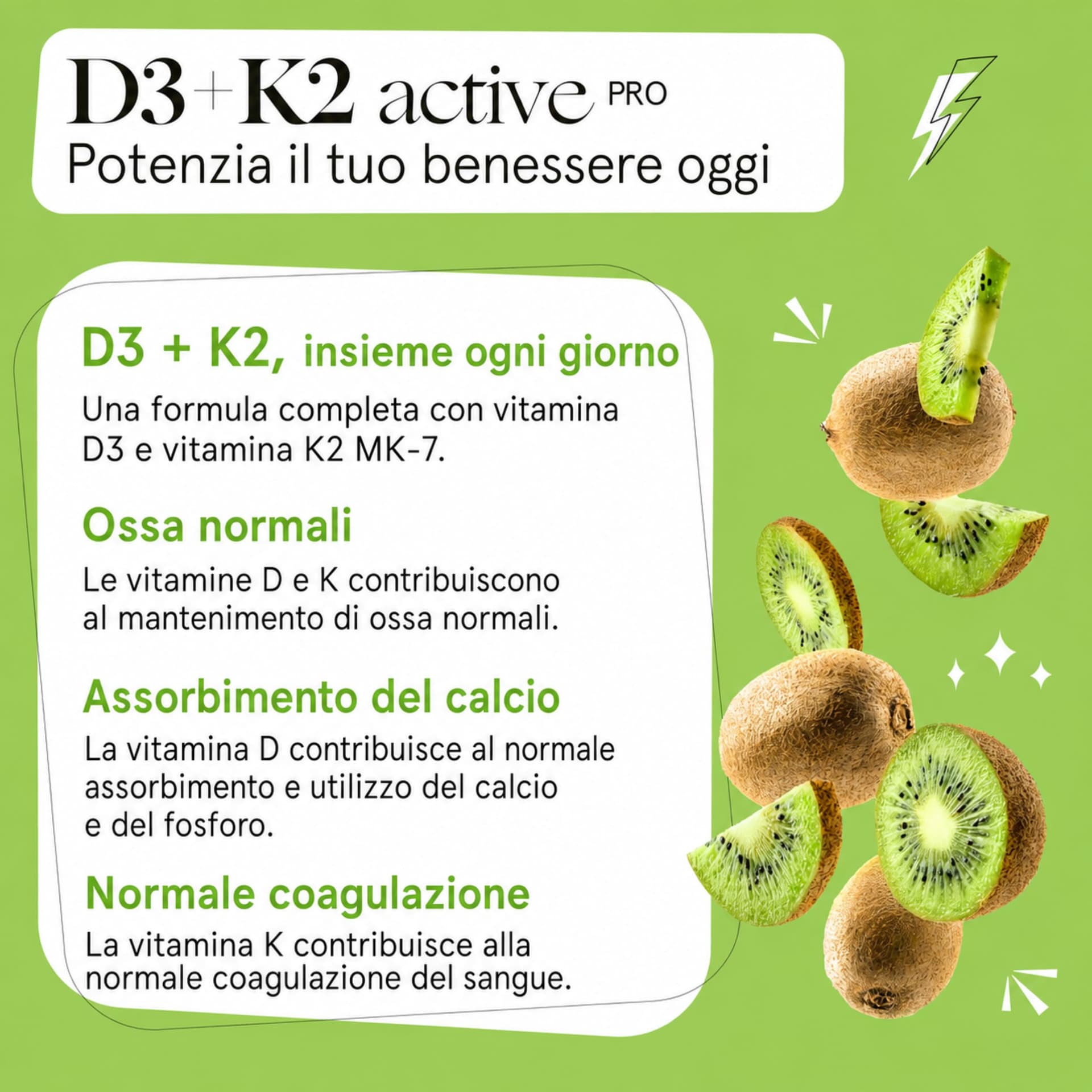 Vitaminact Vitamina D3 K2 (Dura 1 anno e 4 mesi) 500 Microcompresse – Bild 6