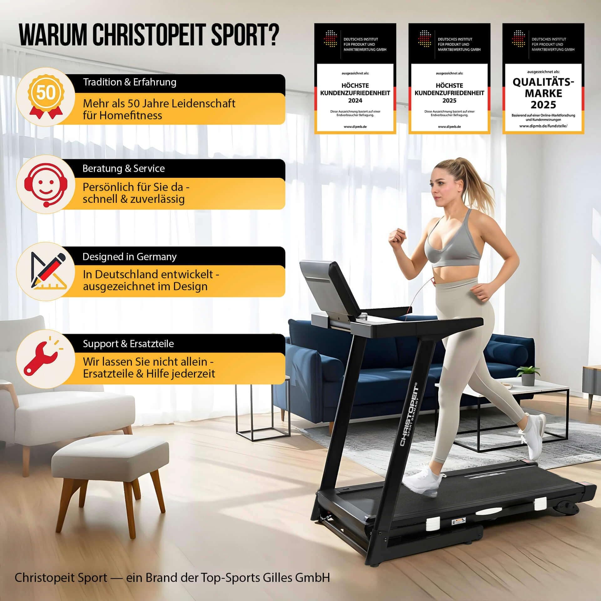 CHRISTOPEIT SPORT GERMANY CHRISTOPEIT Laufband – Bild 8