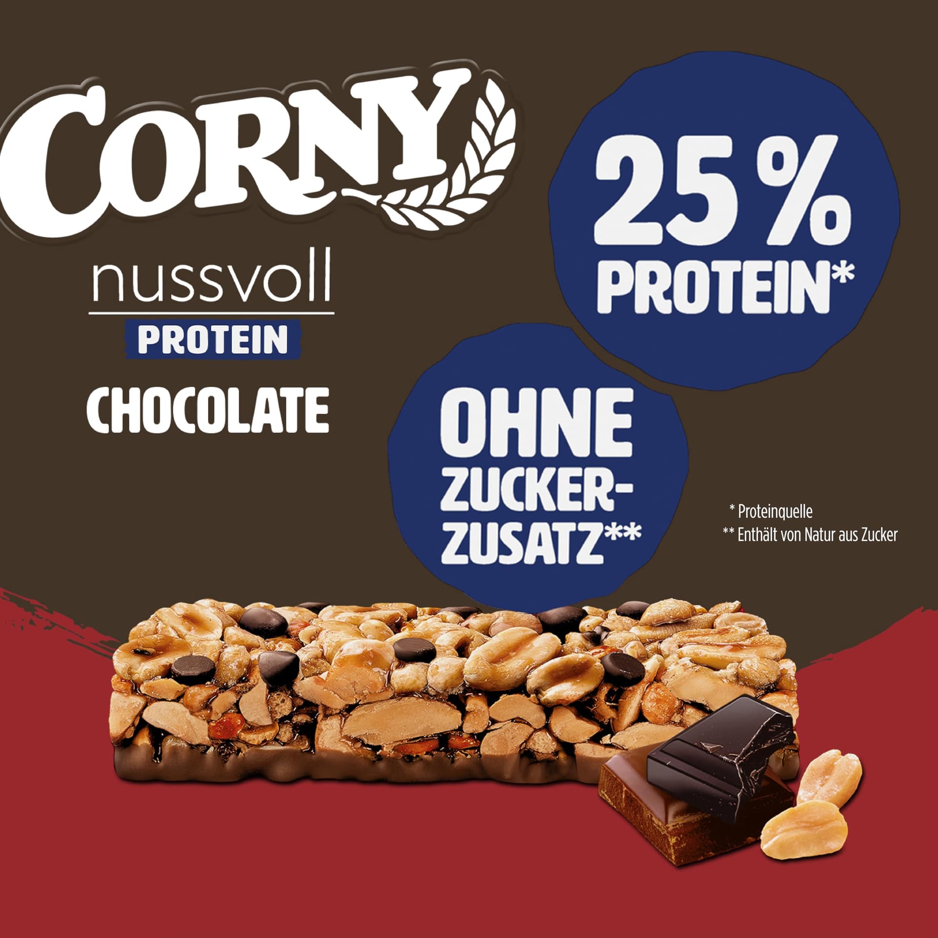 Corny Nussvoll Protein Chocolate – Bild 3
