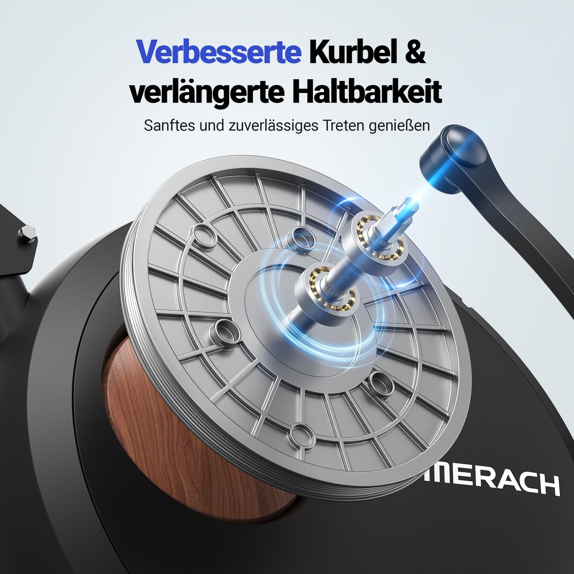 MERACH Liegeergometer für Zuhause mit 8 Verstellbaren – Bild 6