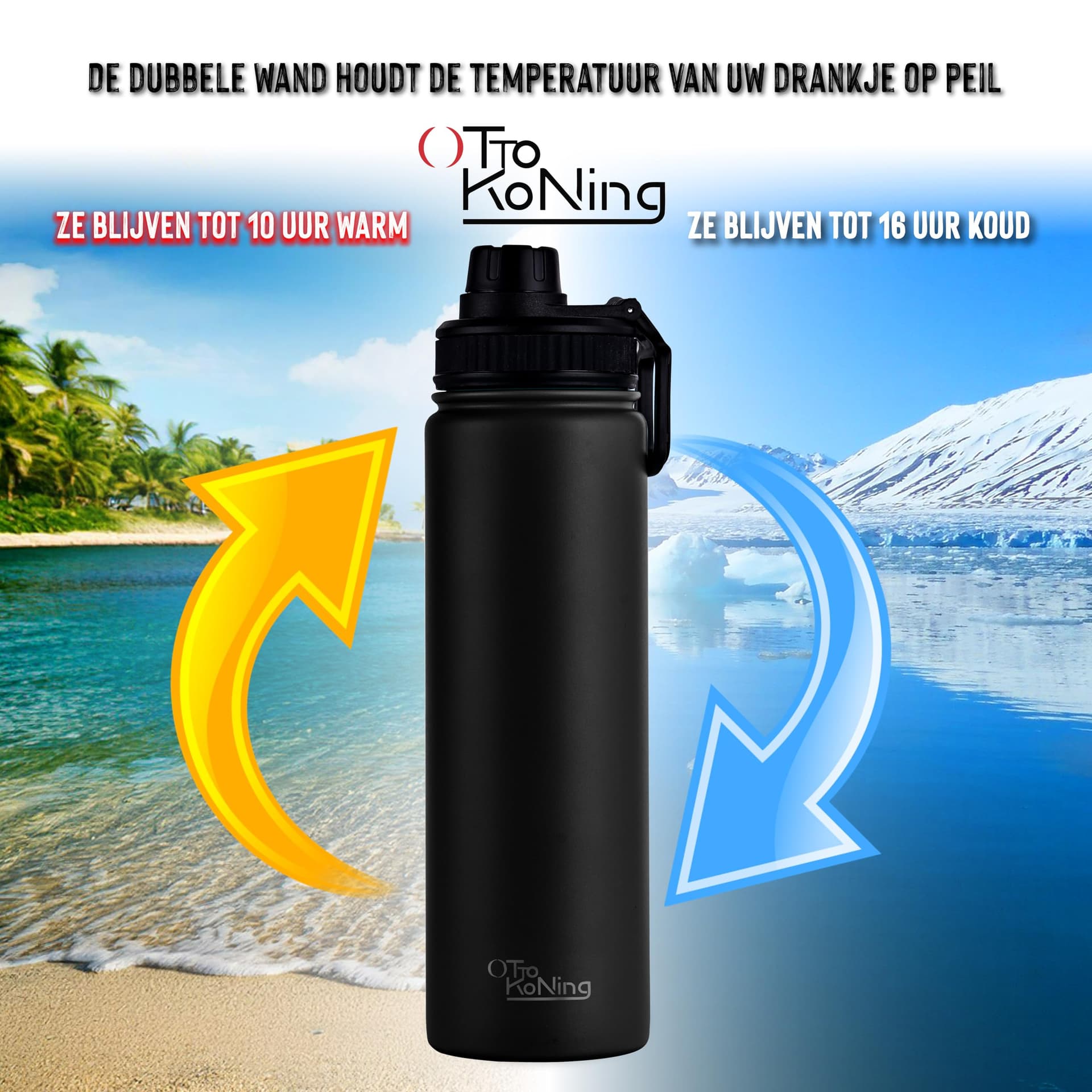 Otto Koning Botella Agua Acero Inoxidable 750ml – Bild 7