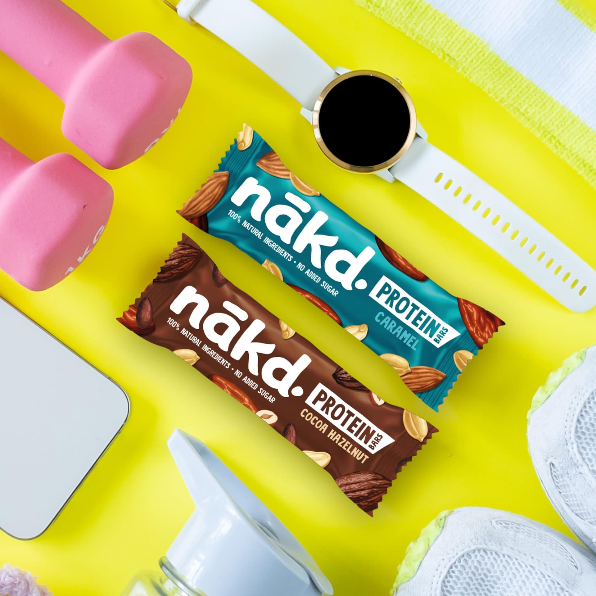 Nakd Cocoa Hazelnut Protein Bar - Vegan - Gluten Free - Healthy Snack, 45g – Bild 4