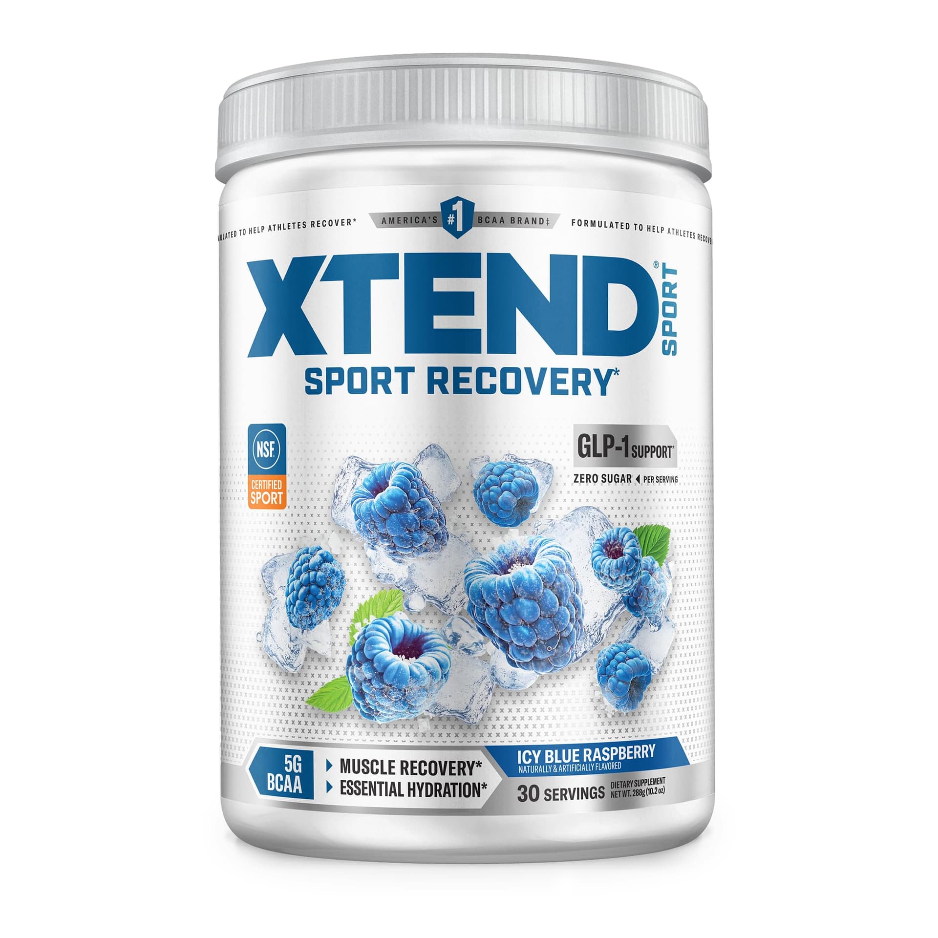 Scivation XTEND Sport BCAA Powder Blue Raspberry Ice