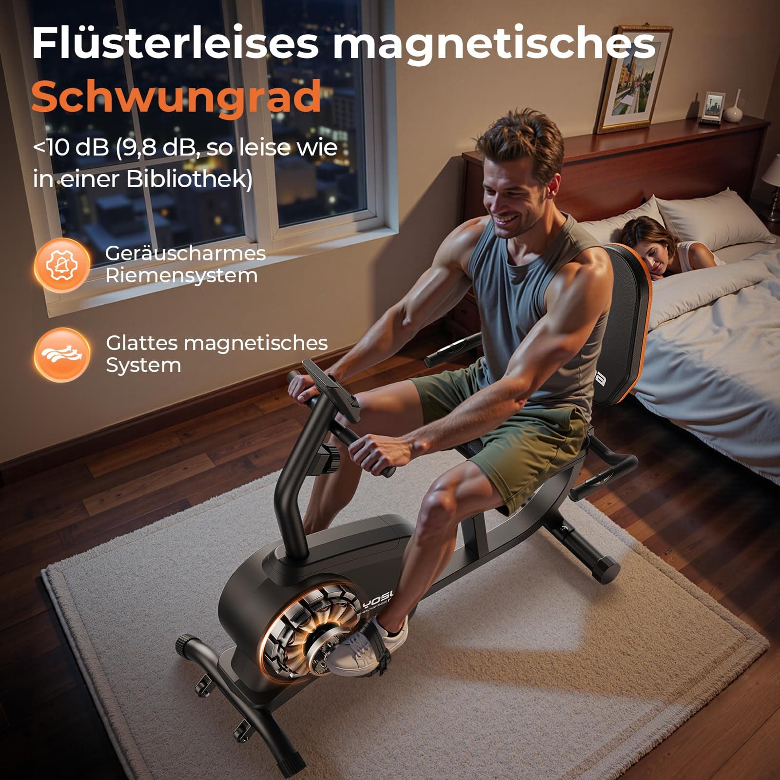 YOSUDA Liegeergometer Testsieger – Bild 4