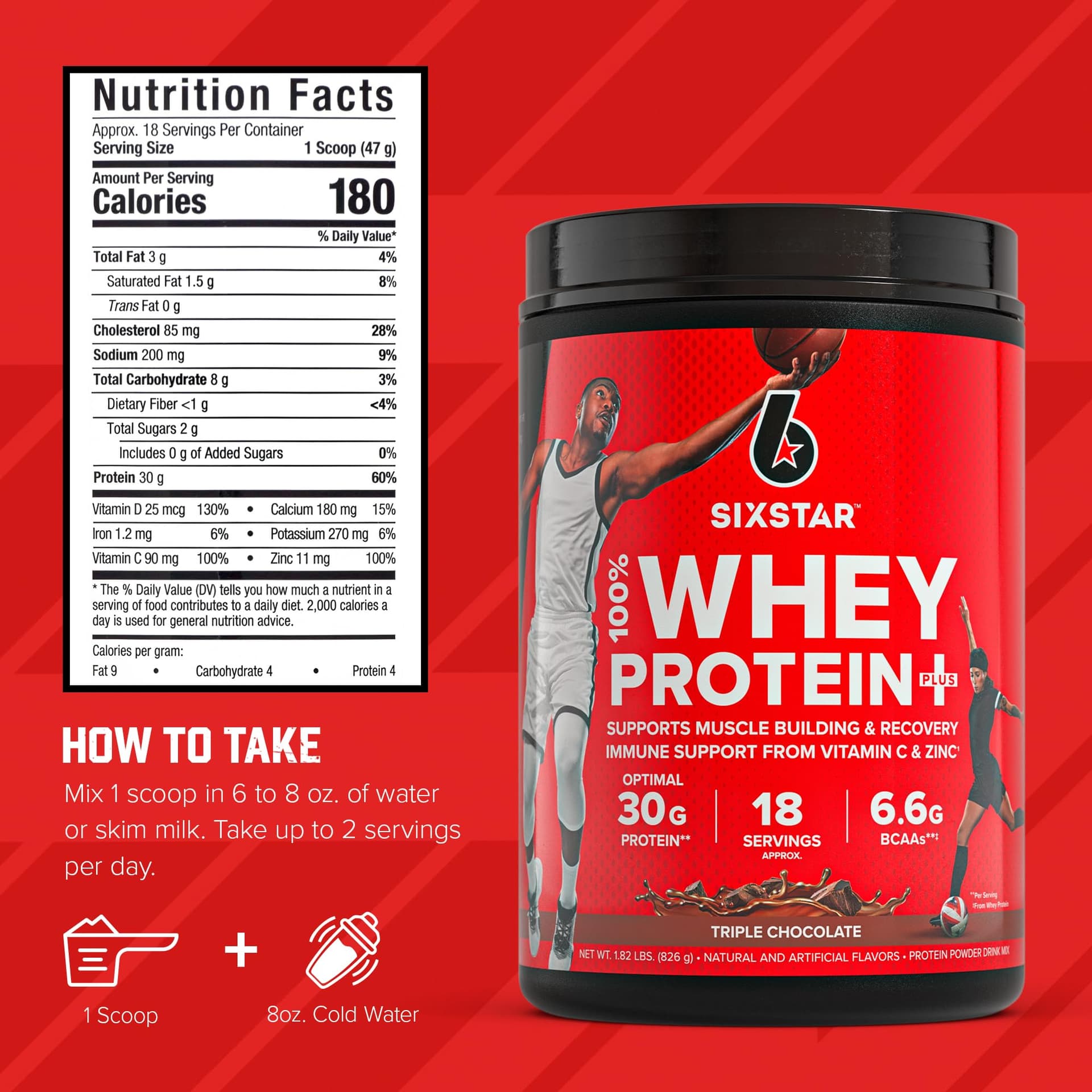 Six Star Whey Protein Powder Whey Protein Plus – Bild 5