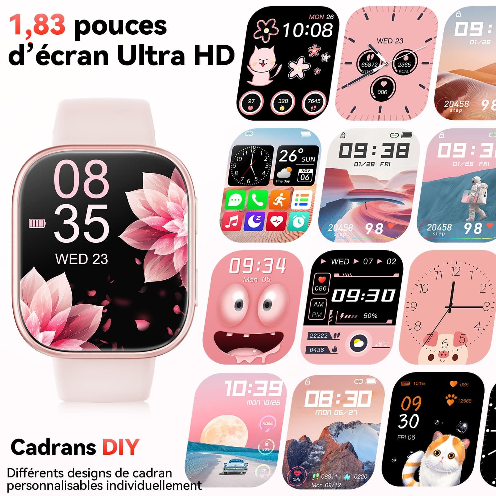 Mingtawn Smartwatch Damen Herren – Bild 5