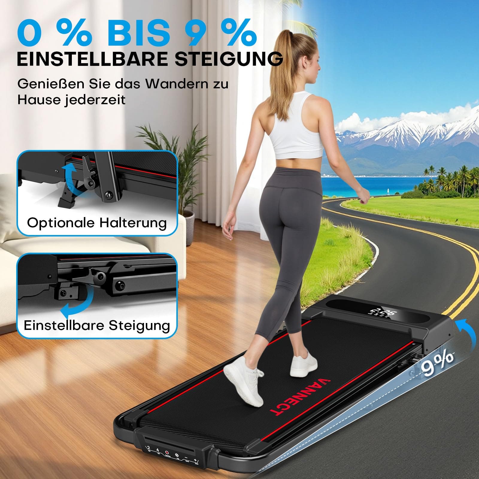 vannect Laufband für Zuhause – Bild 2
