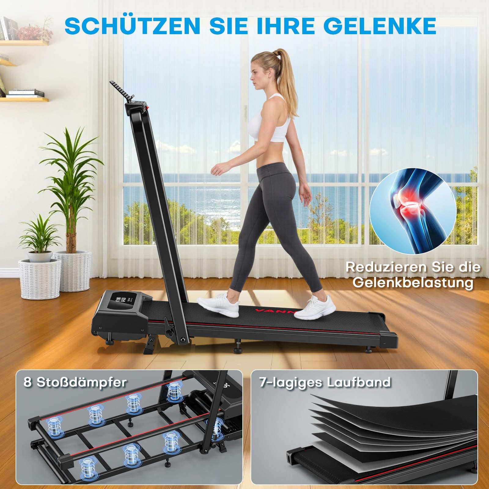 vannect Laufband für Zuhause – Bild 4