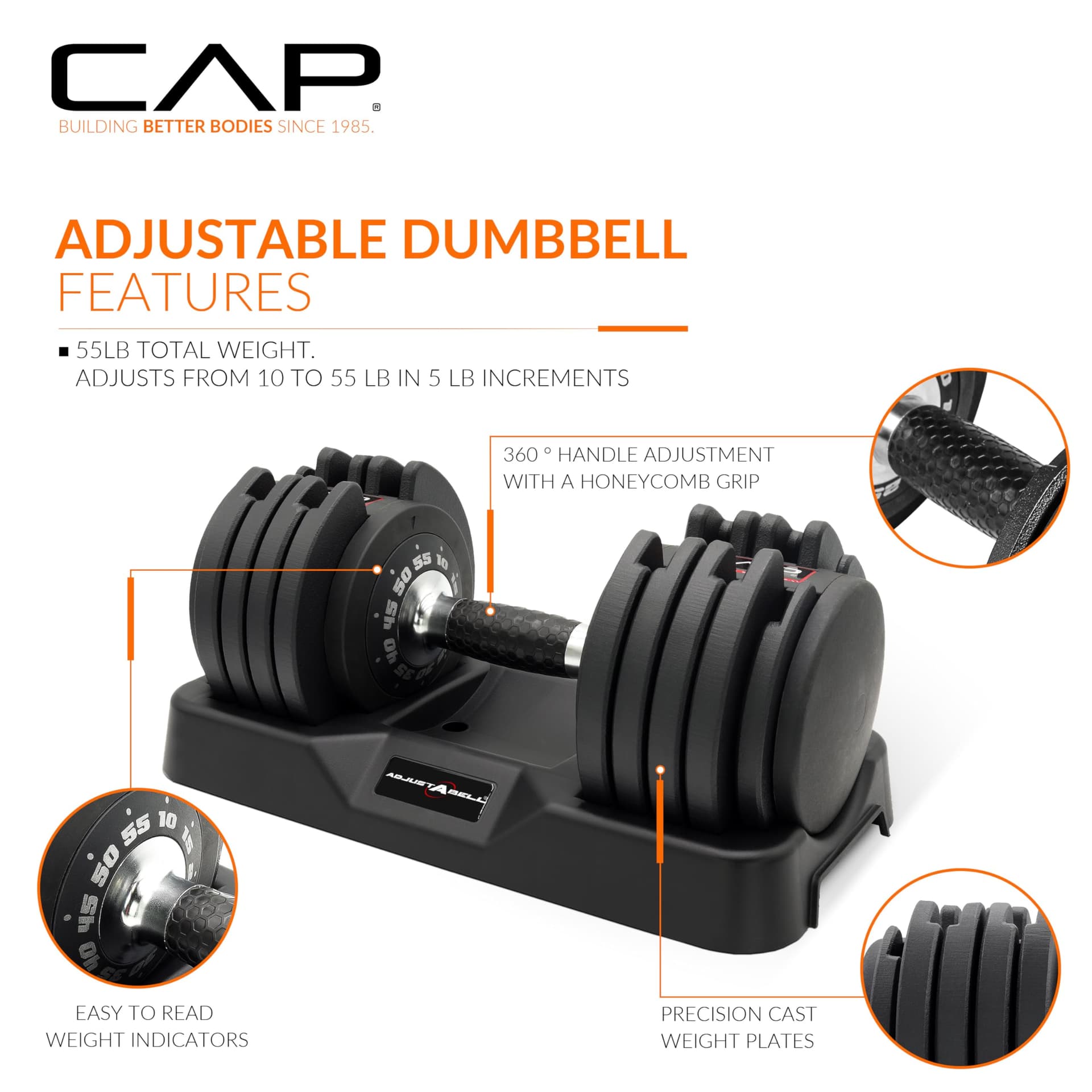CAP Barbell ADJUSTABELL® 25 lb – Bild 3