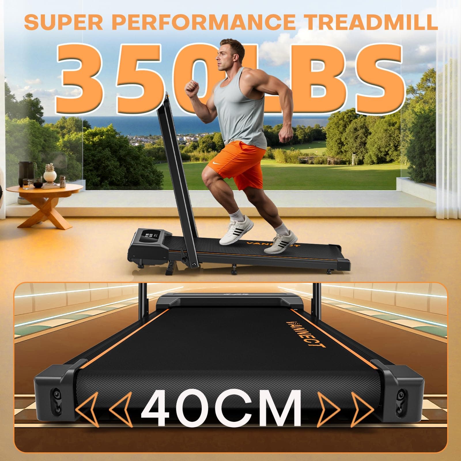 vannect 6 in 1 Folding Treadmill with 12KM/H – Bild 6