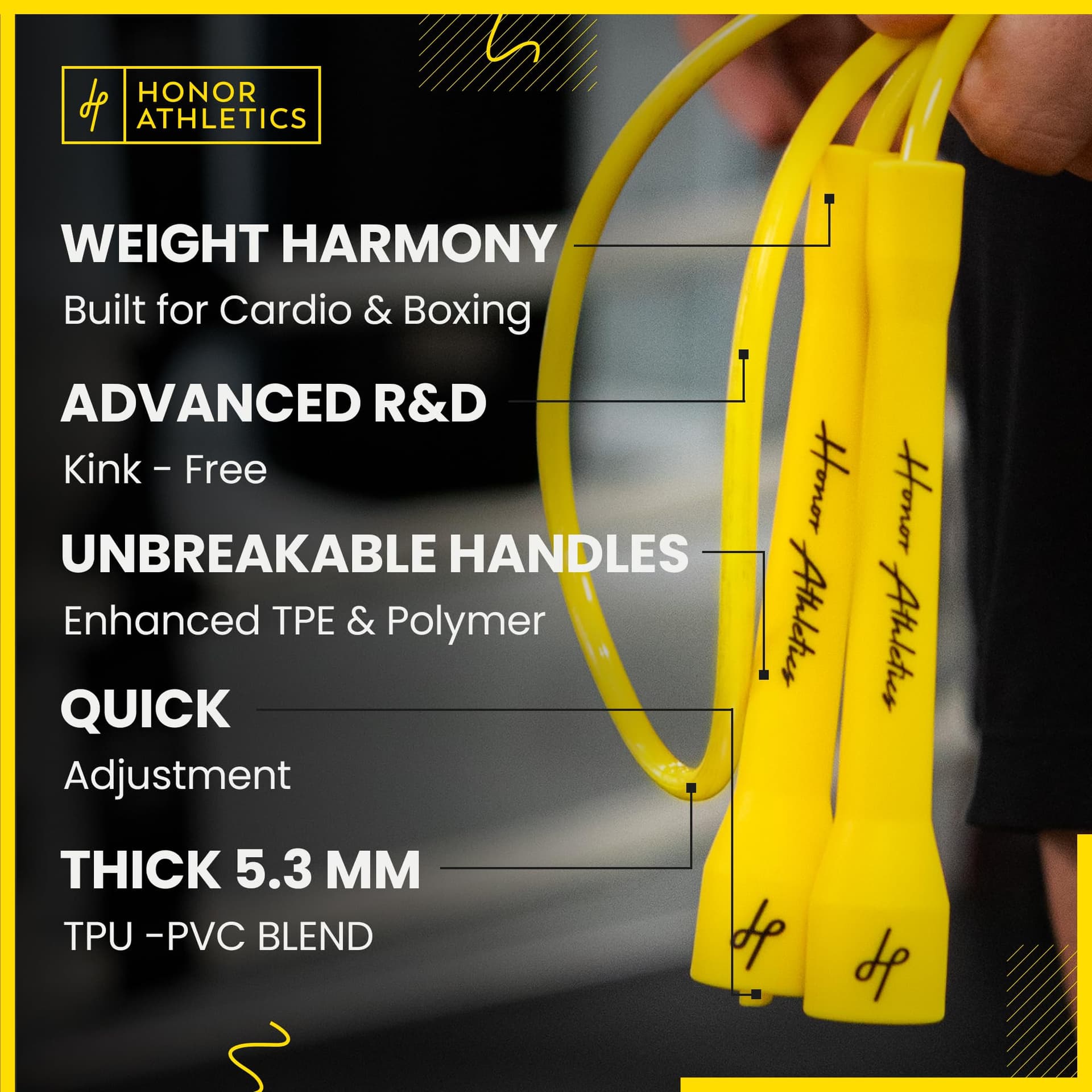 Honor Athletics Pro Boxing Rope 3.0 – Bild 2