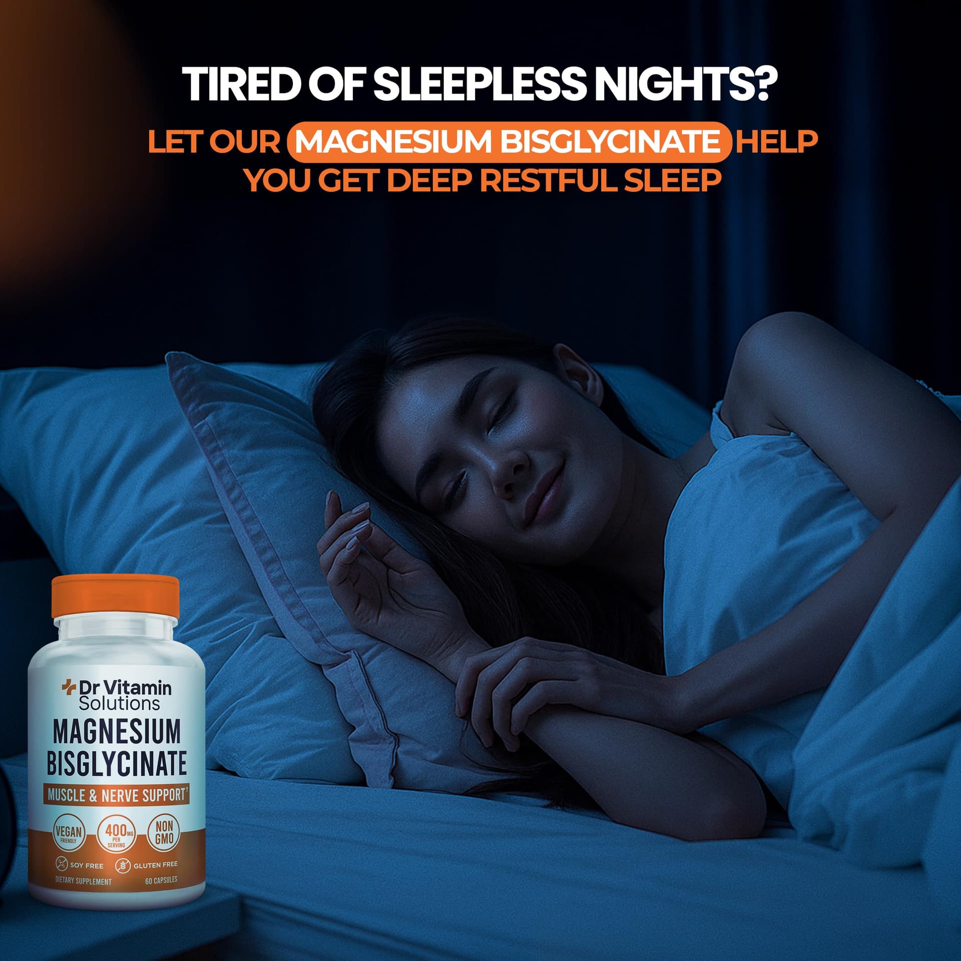 DR VITAMIN SOLUTIONS Magnesium Glycinate 400mg – Bild 4