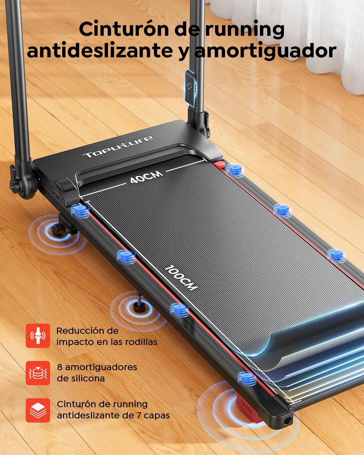 Toputure 6 EN 1 Cinta de Correr Plegable – Bild 6