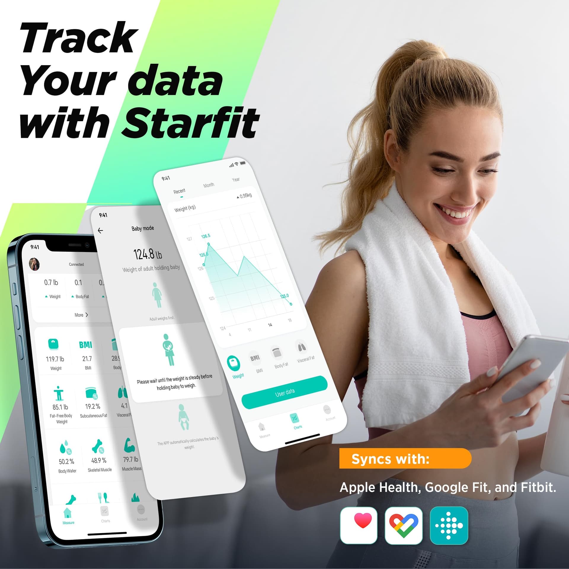 runstar Weegschaal voor lichaamsgewicht – Bild 4