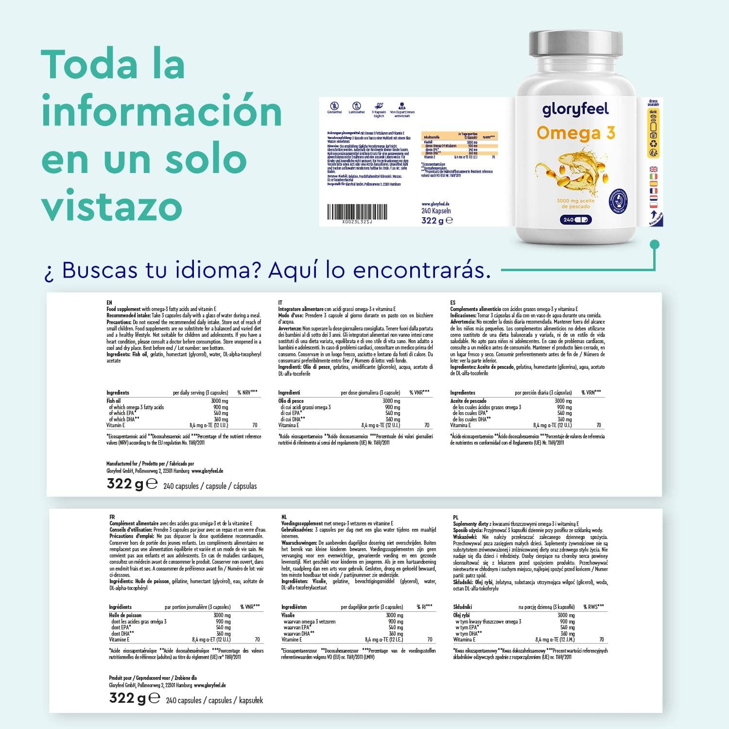 Gloryfeel Omega 3 G – Bild 7