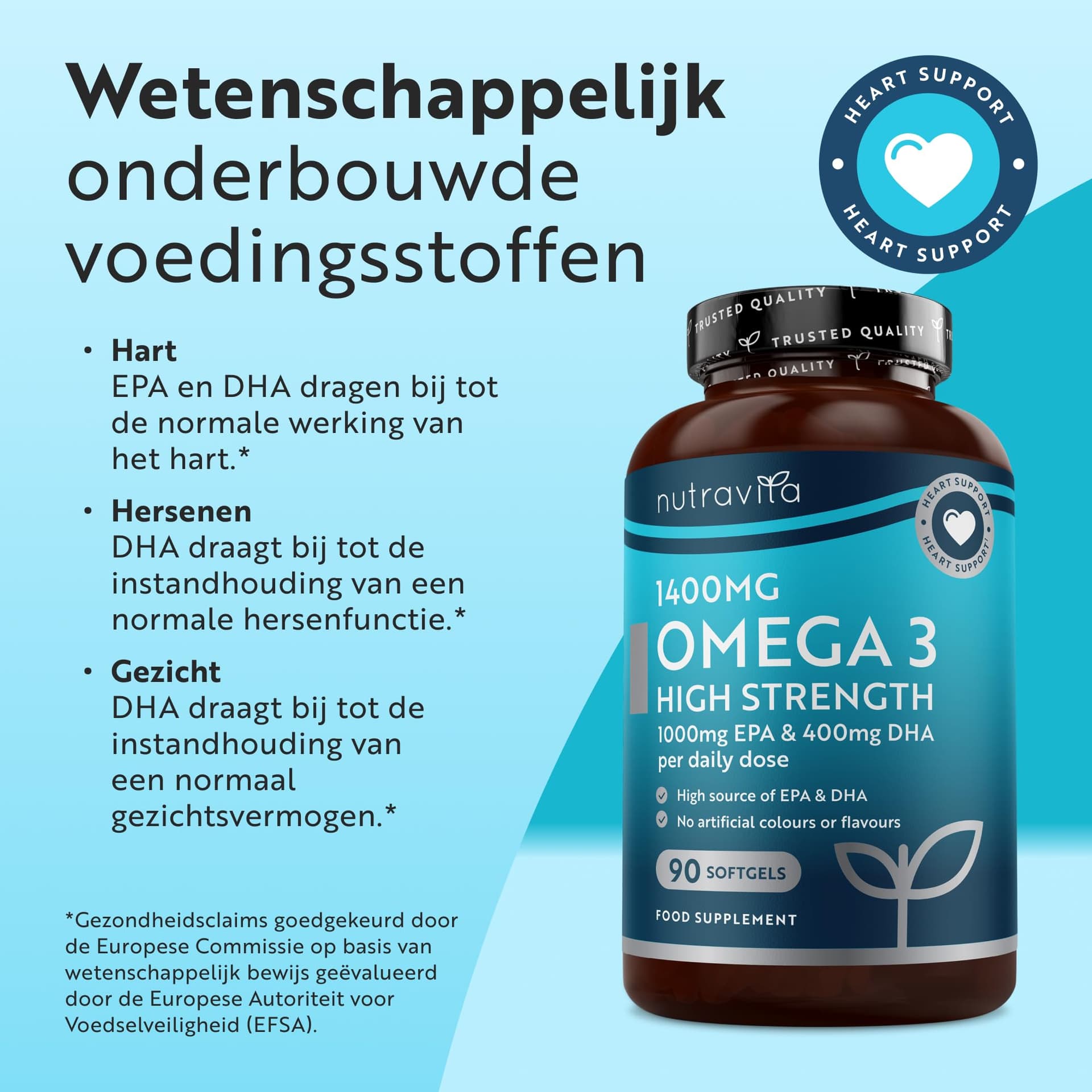 Nutravita Omega 3 Visolie met Hoogste Sterkte 2000 mg – Bild 2
