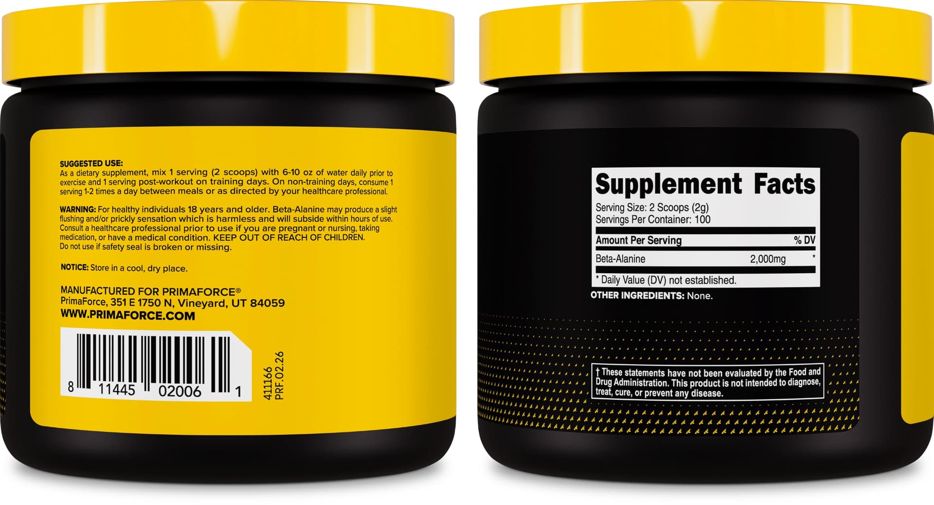 Primaforce Beta Alanine Powder – Bild 5