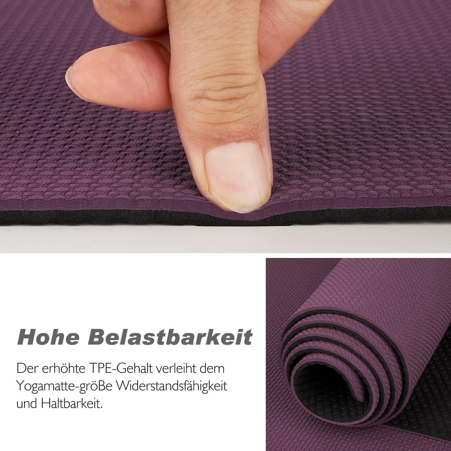 TOPLUS Preumium Yogamatte aus hochwertigen TPE – Bild 2