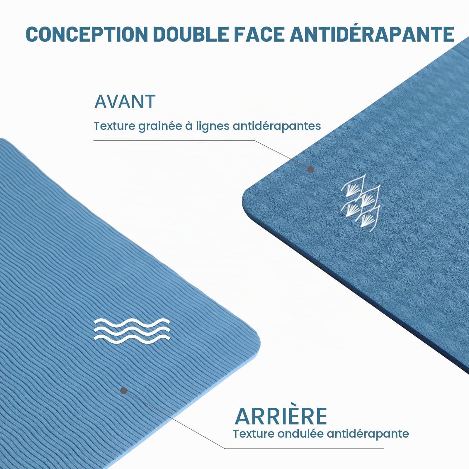 Good Nite Tapis de yoga pliable antidérapant portable léger – Bild 3