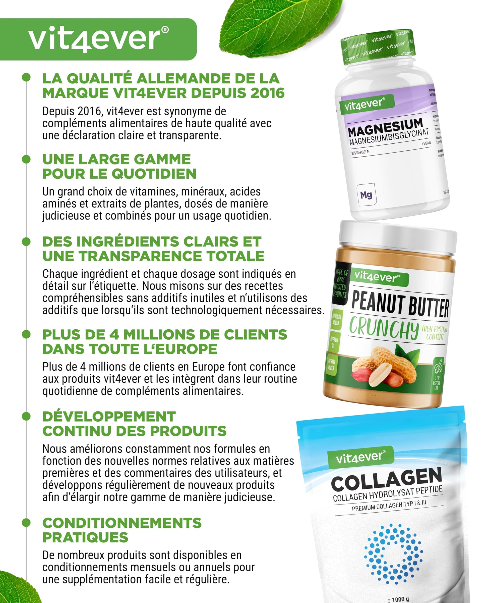 Vit4ever Vitamine D3 + K2-365 Comprimés – Bild 7