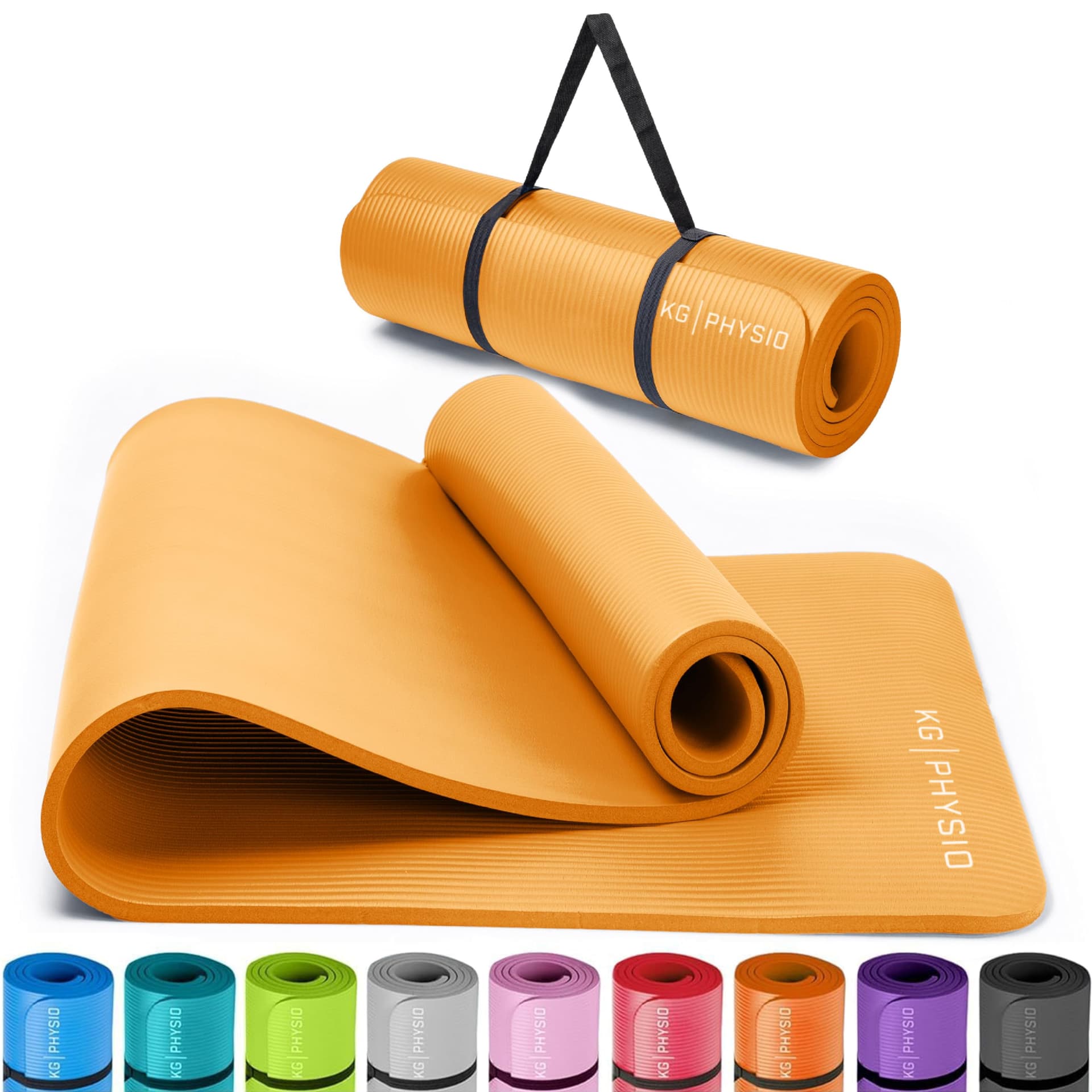 KG PHYSIO Tapis de Yoga Antidérapant 8mm