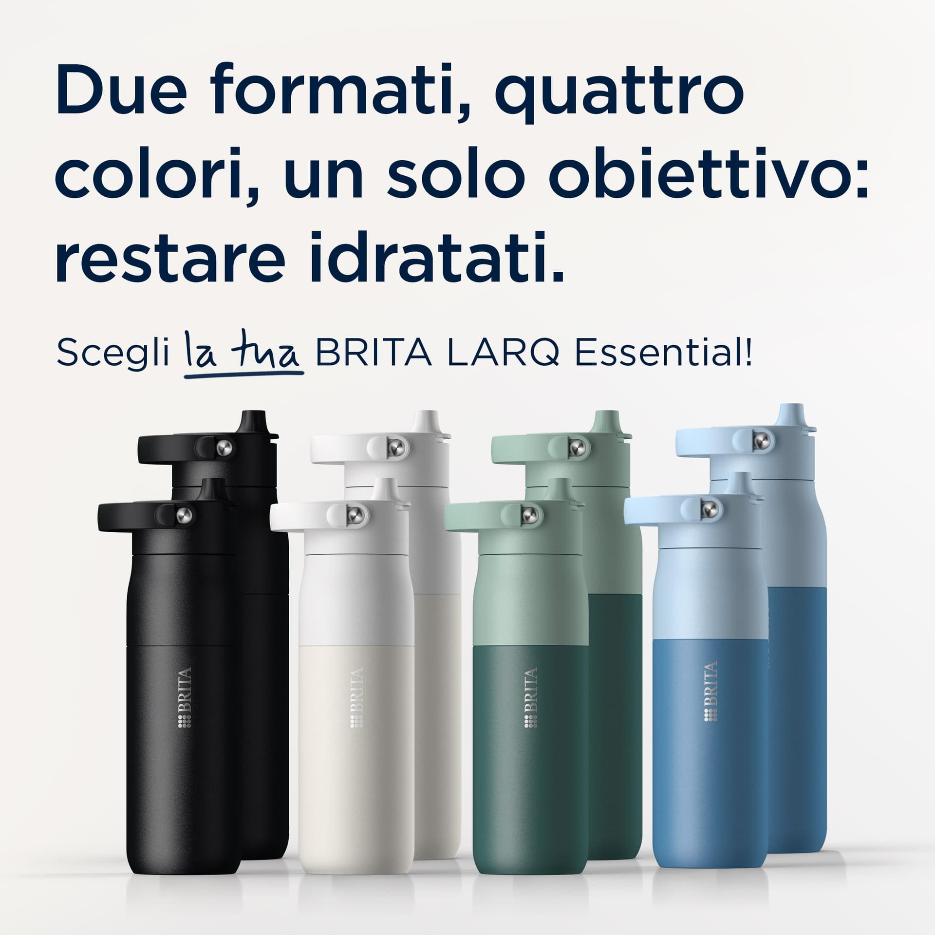 BRITA LARQ Essential Trinkflasche mit Strohhalm (1L – Bild 6