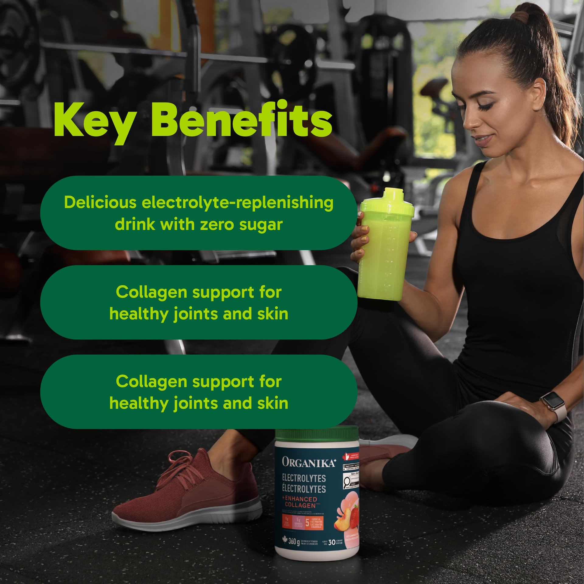 Organika Canadian-Made Electrolytes + Enhanced Collagen – Bild 3