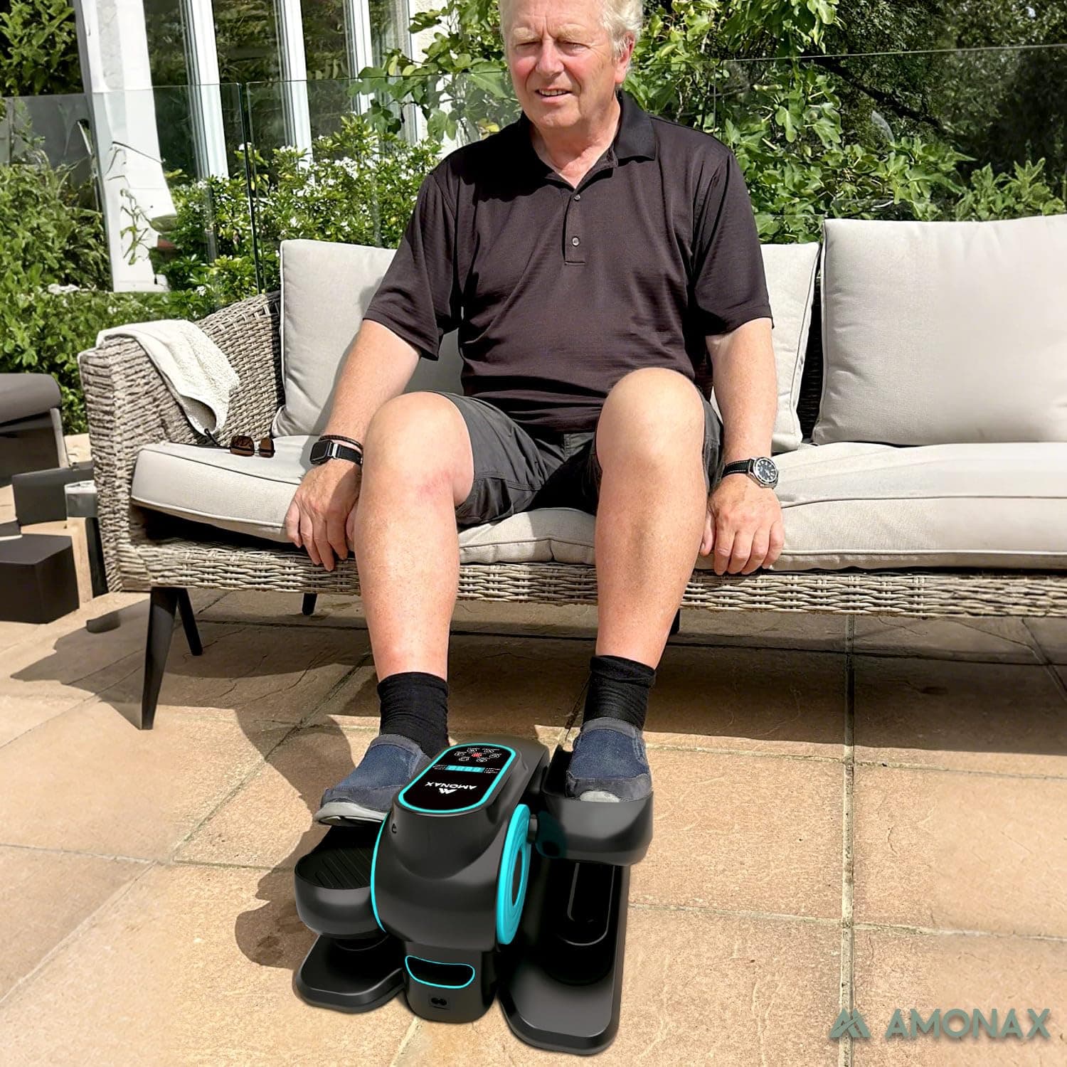 Amonax Elektrischer Mini Ellipsentrainer für Zuhause und – Bild 2
