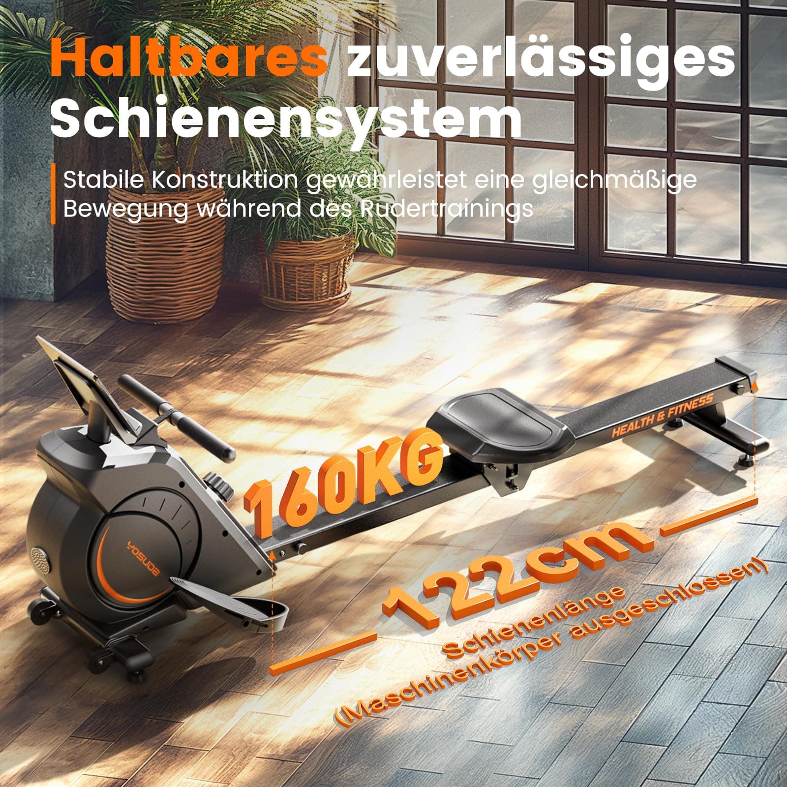 YOSUDA Rudergerät für Zuhause – Bild 3