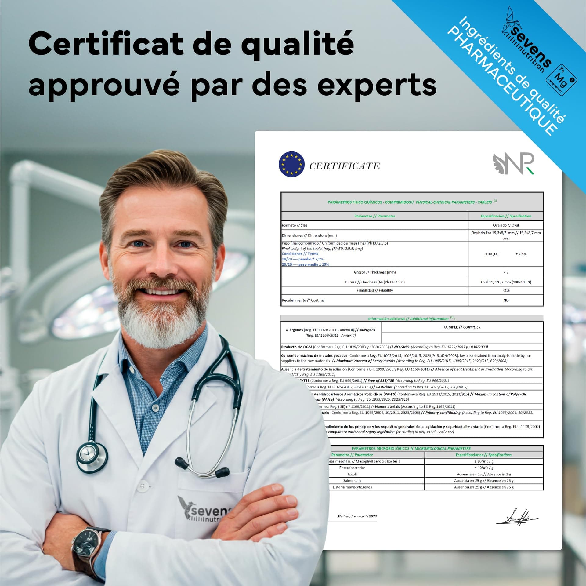 SEVENS NUTRITION Magnésium Bisglycinate + Citrate – Bild 8