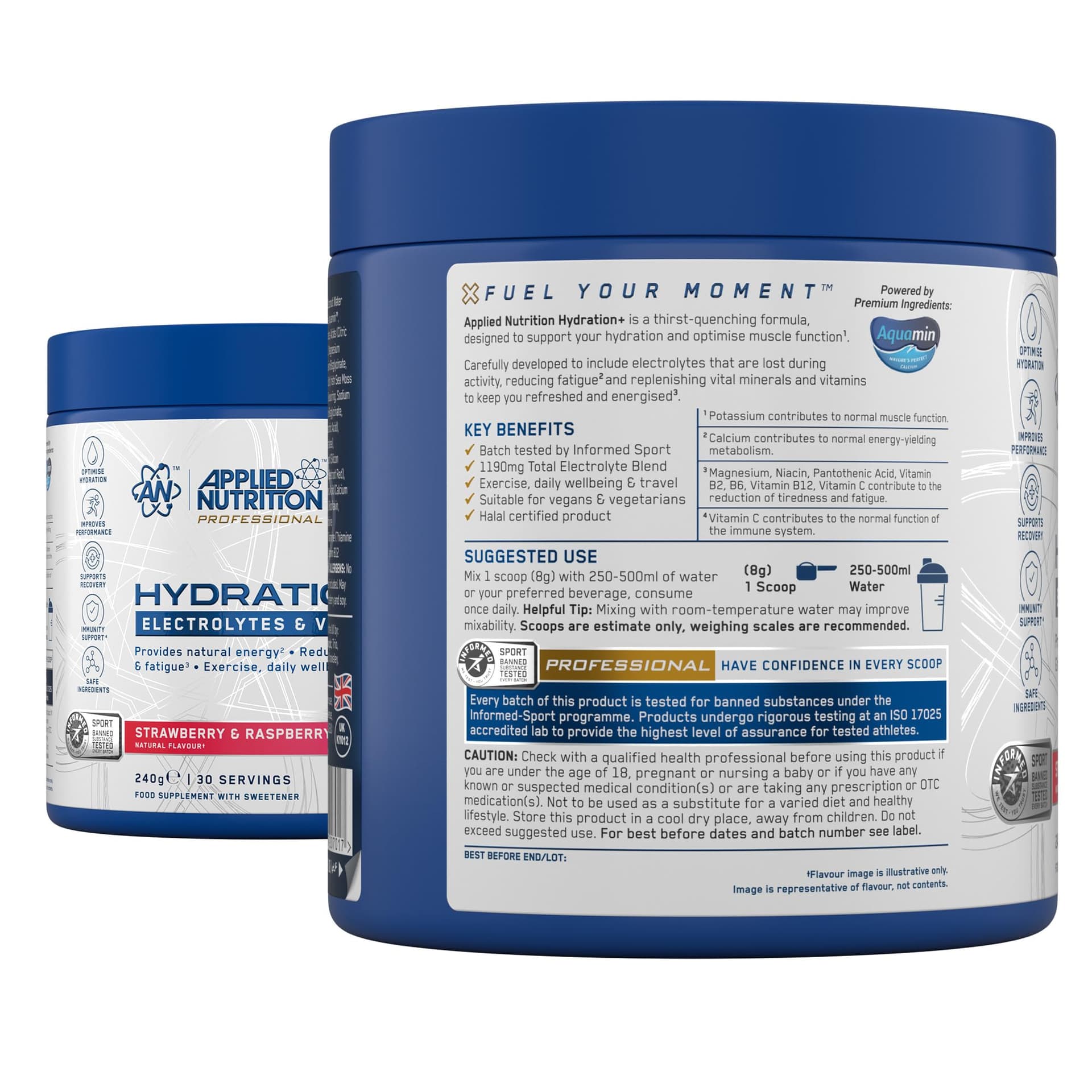 Applied Nutrition Hydration+ Electrolytes and Vitamin – Bild 6