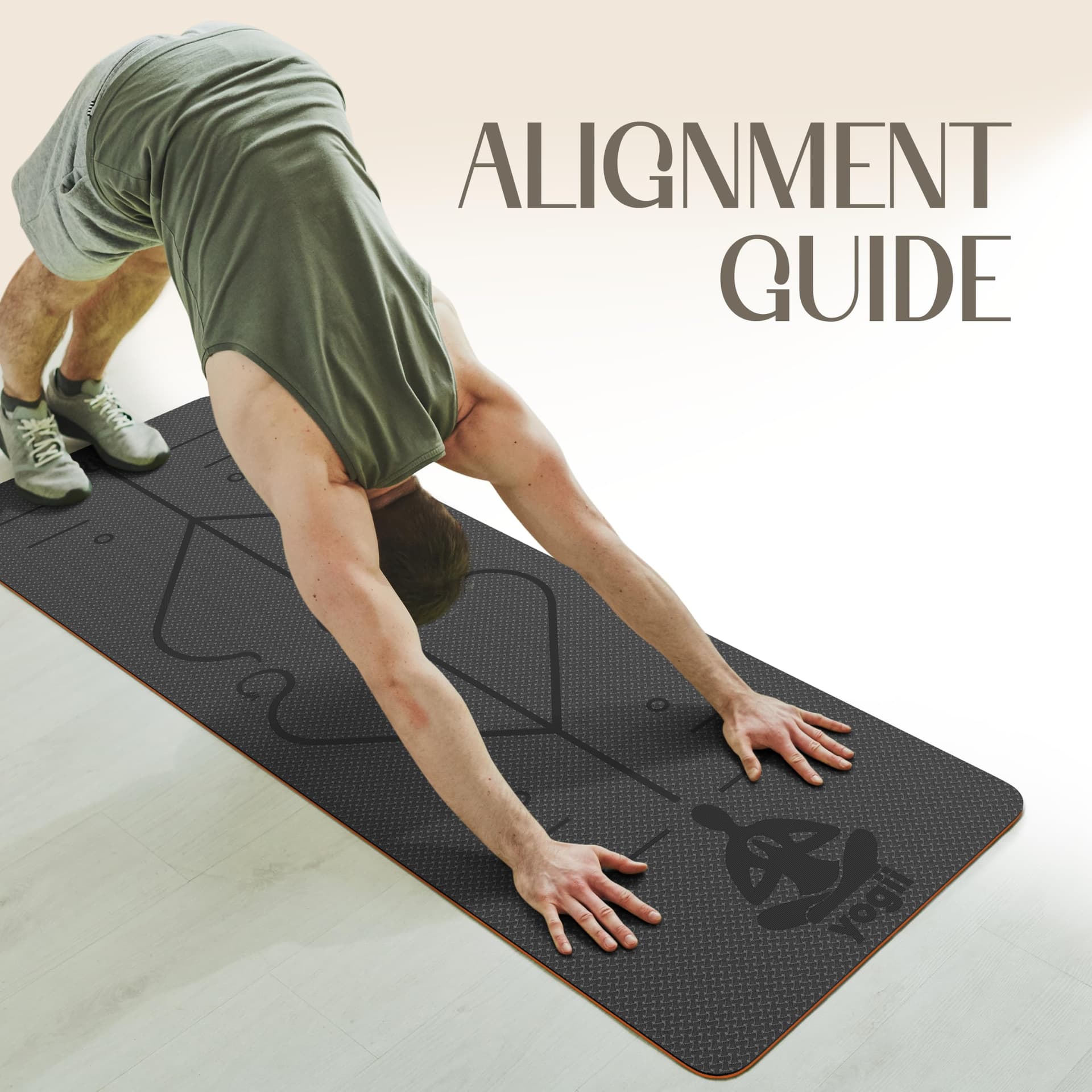 Yogii Tapis de Yoga 6 mm Antidérapant – Bild 5