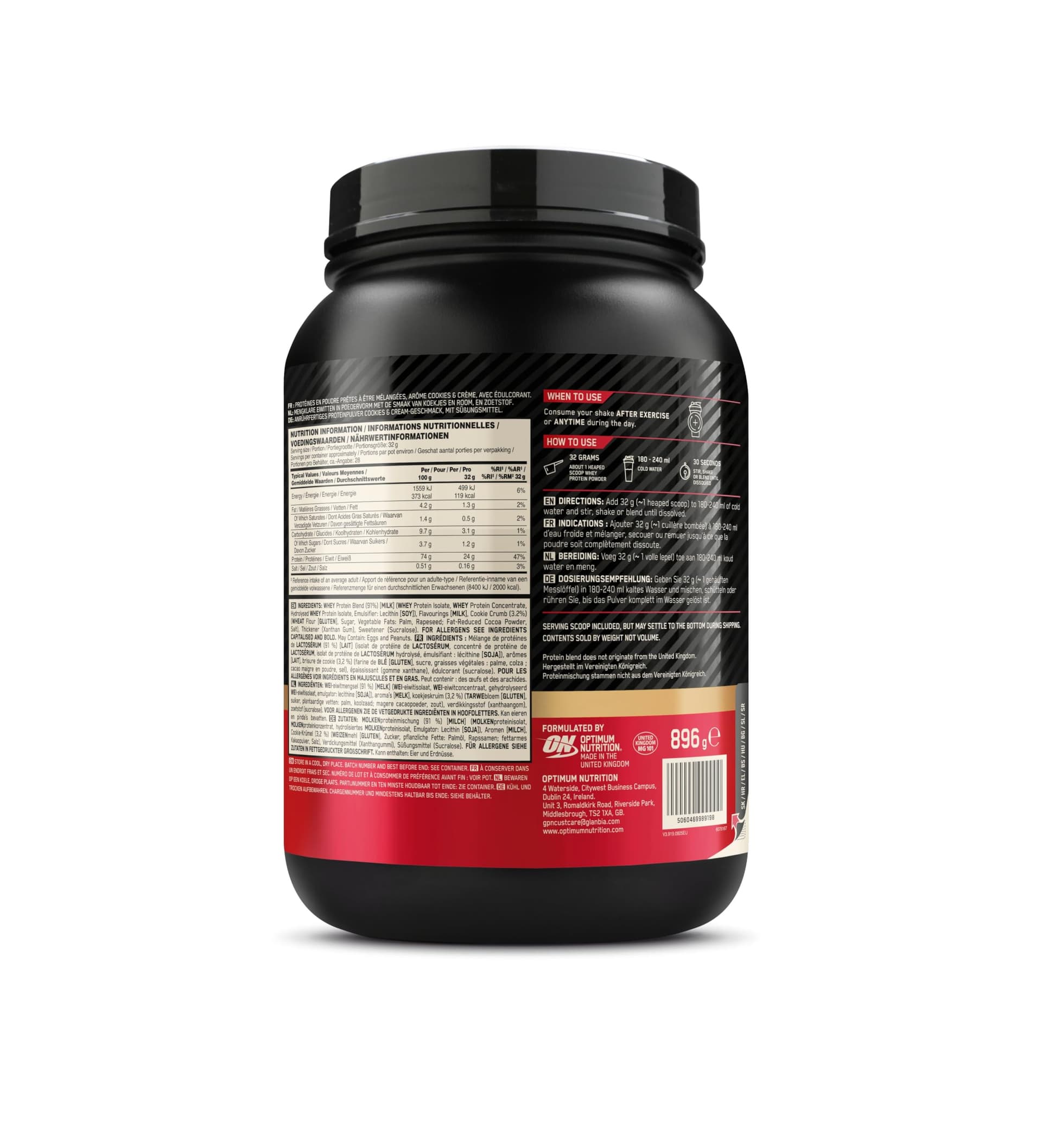 Optimum Nutrition Gold Standard 100% Whey – Bild 8