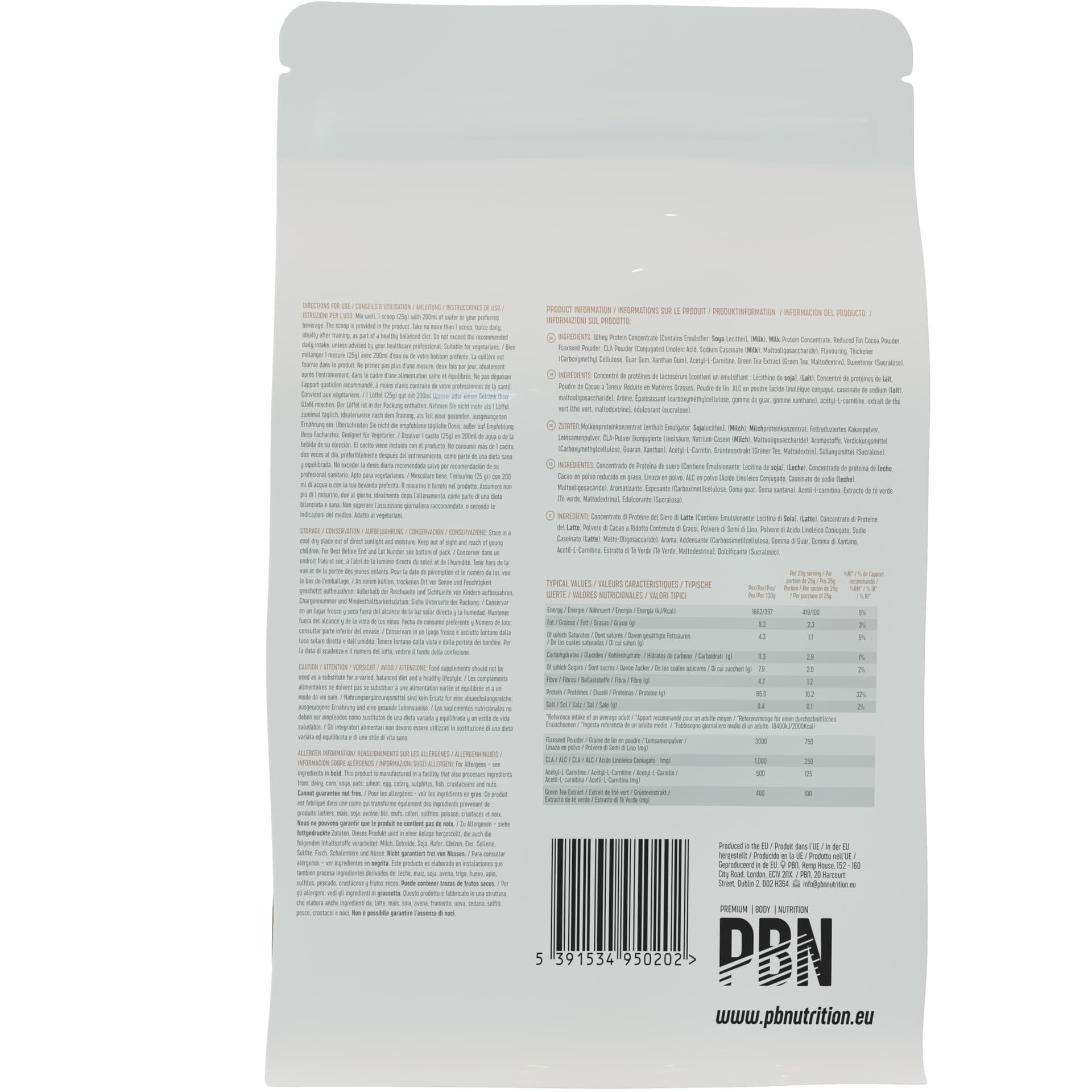 Premium Body Nutrition Diet Whey, sabor Chocolate, Bolsa de 1 kg – Bild 4