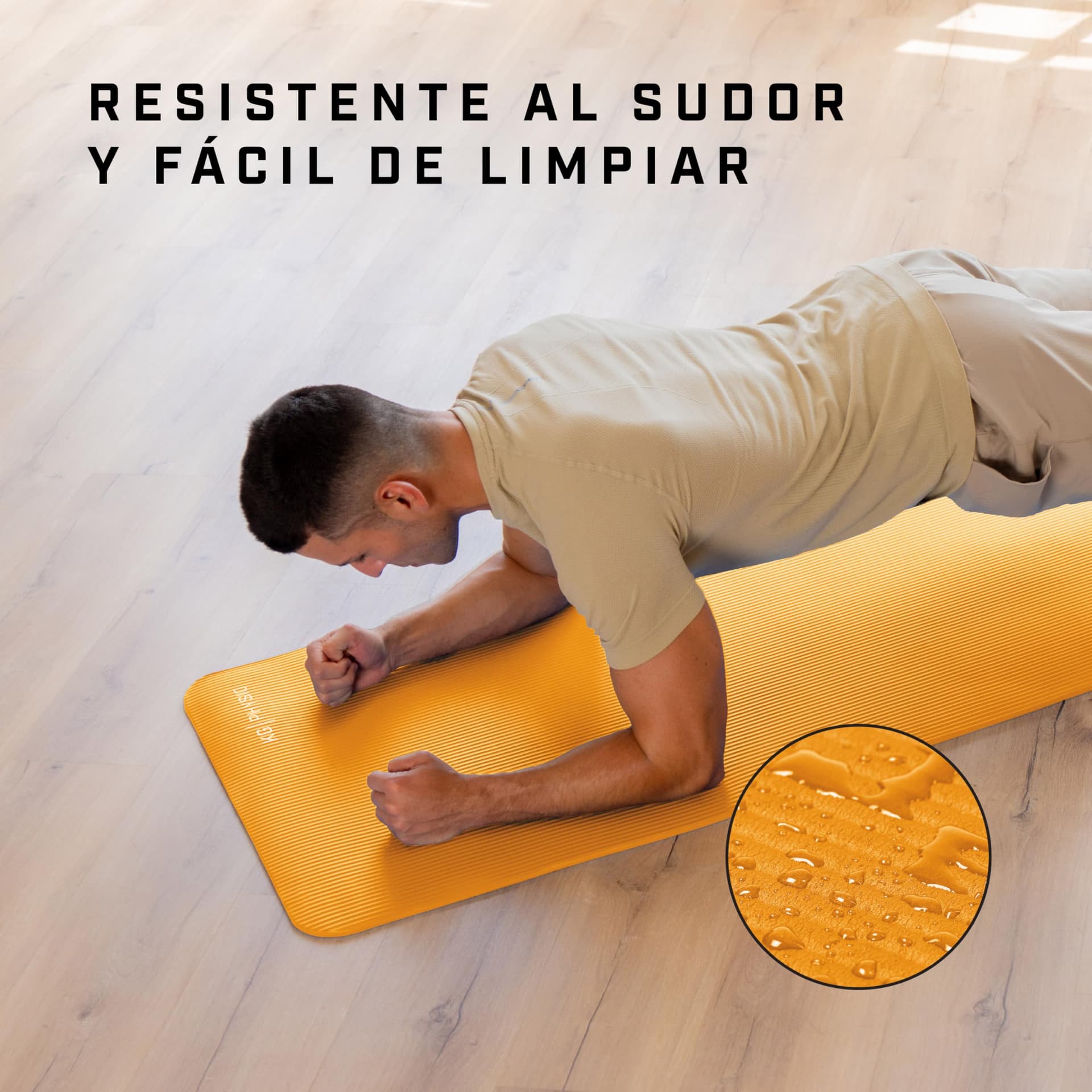 KG PHYSIO Tapis de Yoga Antidérapant 8mm – Bild 4