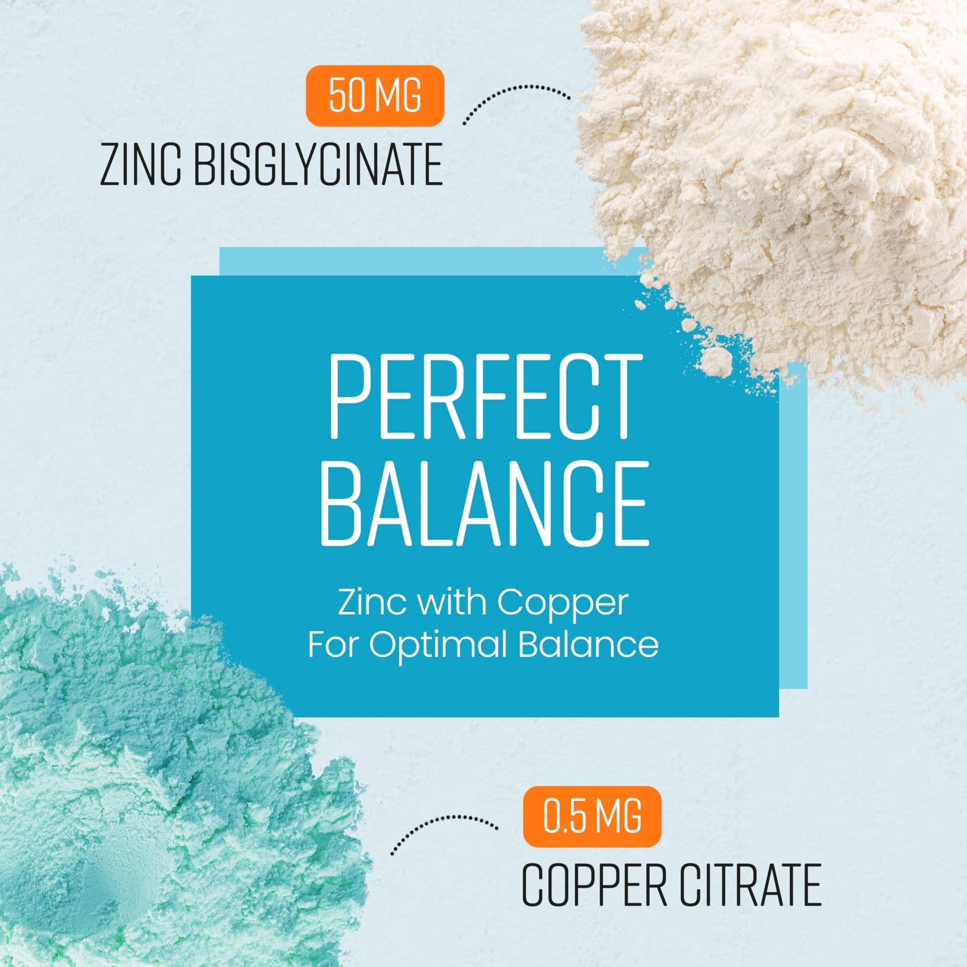 VitaBright Zinc Supplements with Copper for Men & Women – Bild 5